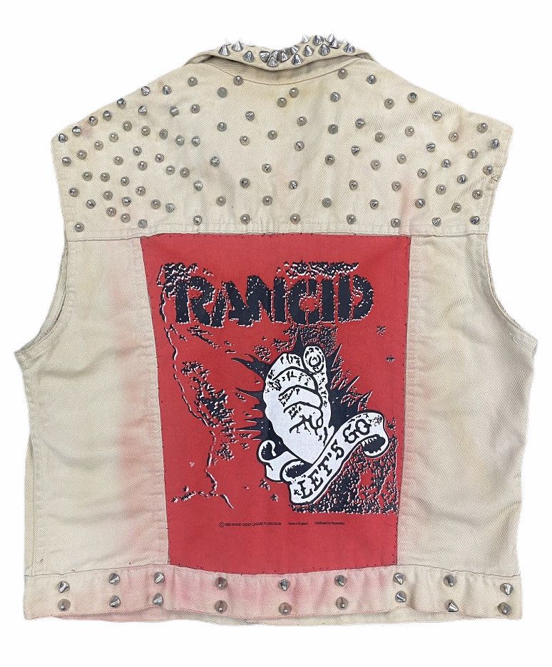 Band Tees × Vintage PUNK Vest Vintage "RANCID 1995 Under License To Brockum" Size US M / EU 48-50 / 2 - 2 Thumbnail