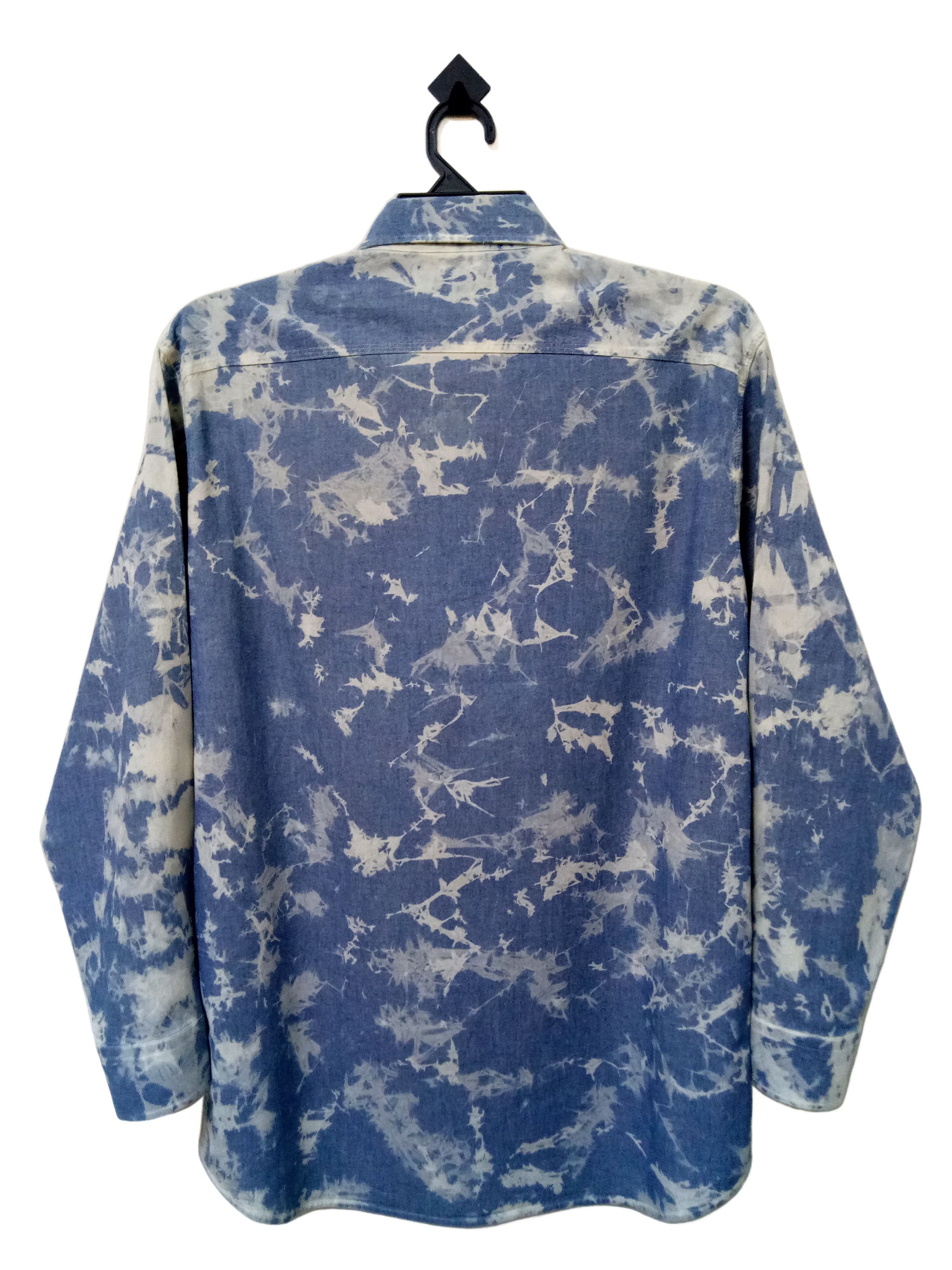 Polo Ralph Lauren 🔥🔥🔥Polo Ralph Lauren Cloud Motive Matlock Acid Wash Shirt Size US M / EU 48-50 / 2 - 3 Thumbnail