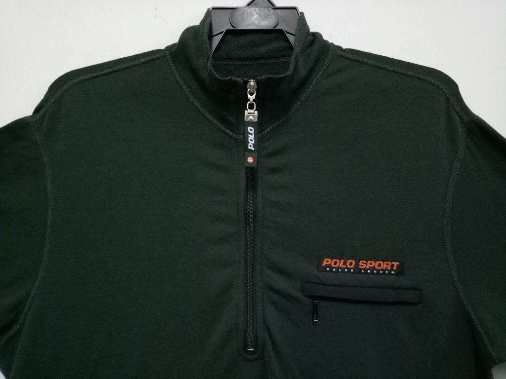 Polo Ralph Lauren 🔥Polo Sport Made in USA Fleece Half Zip Up Jacket Rare Size US M / EU 48-50 / 2 - 3 Thumbnail