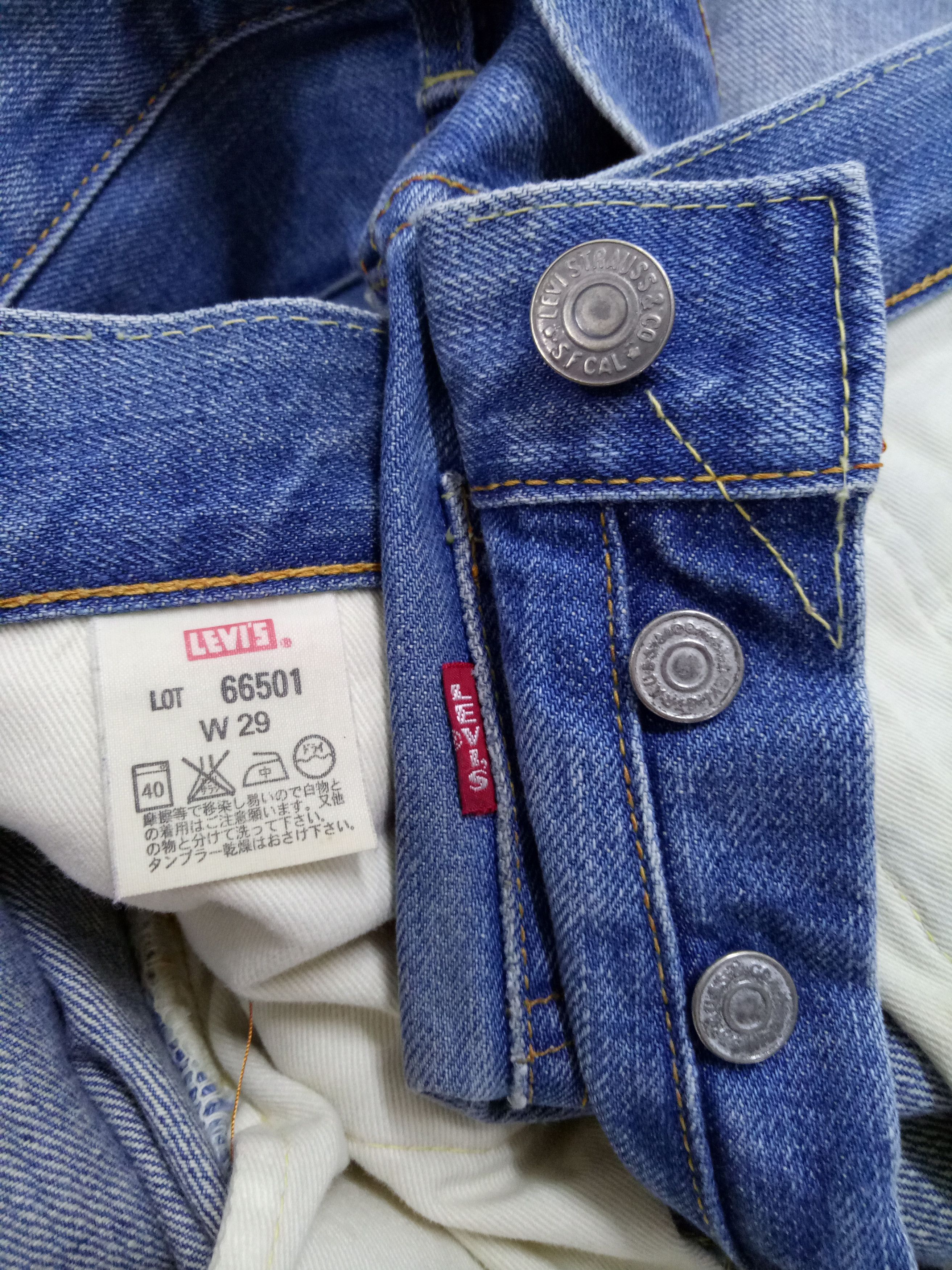 Levi's Made & Crafted 🔥🔥🔥Vtg LEVIS Big E Rebuild/Reconstruct Selvedge Denim Size US 28 / EU 44 - 20 Thumbnail