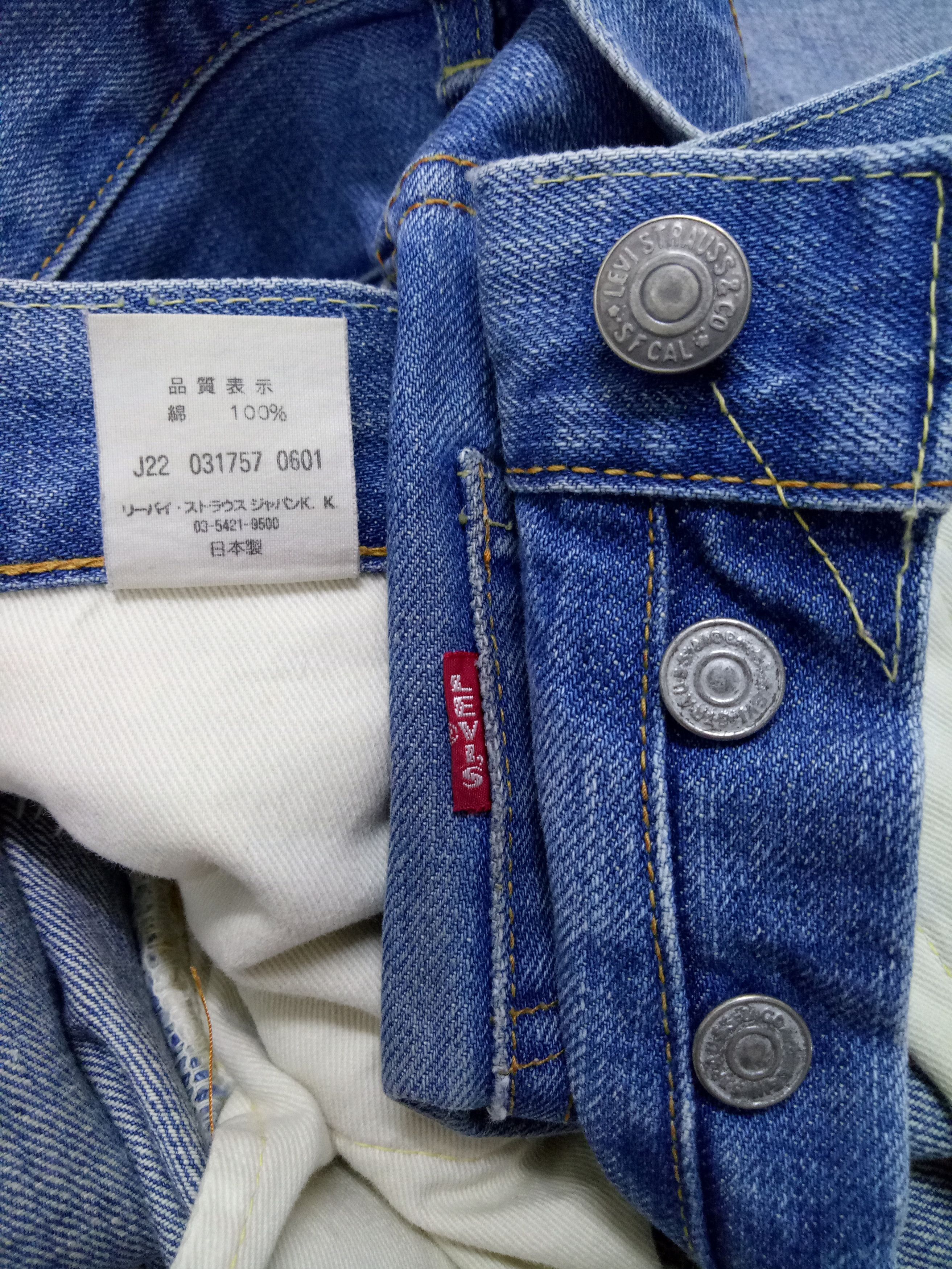 Levi's Made & Crafted 🔥🔥🔥Vtg LEVIS Big E Rebuild/Reconstruct Selvedge Denim Size US 28 / EU 44 - 21 Thumbnail