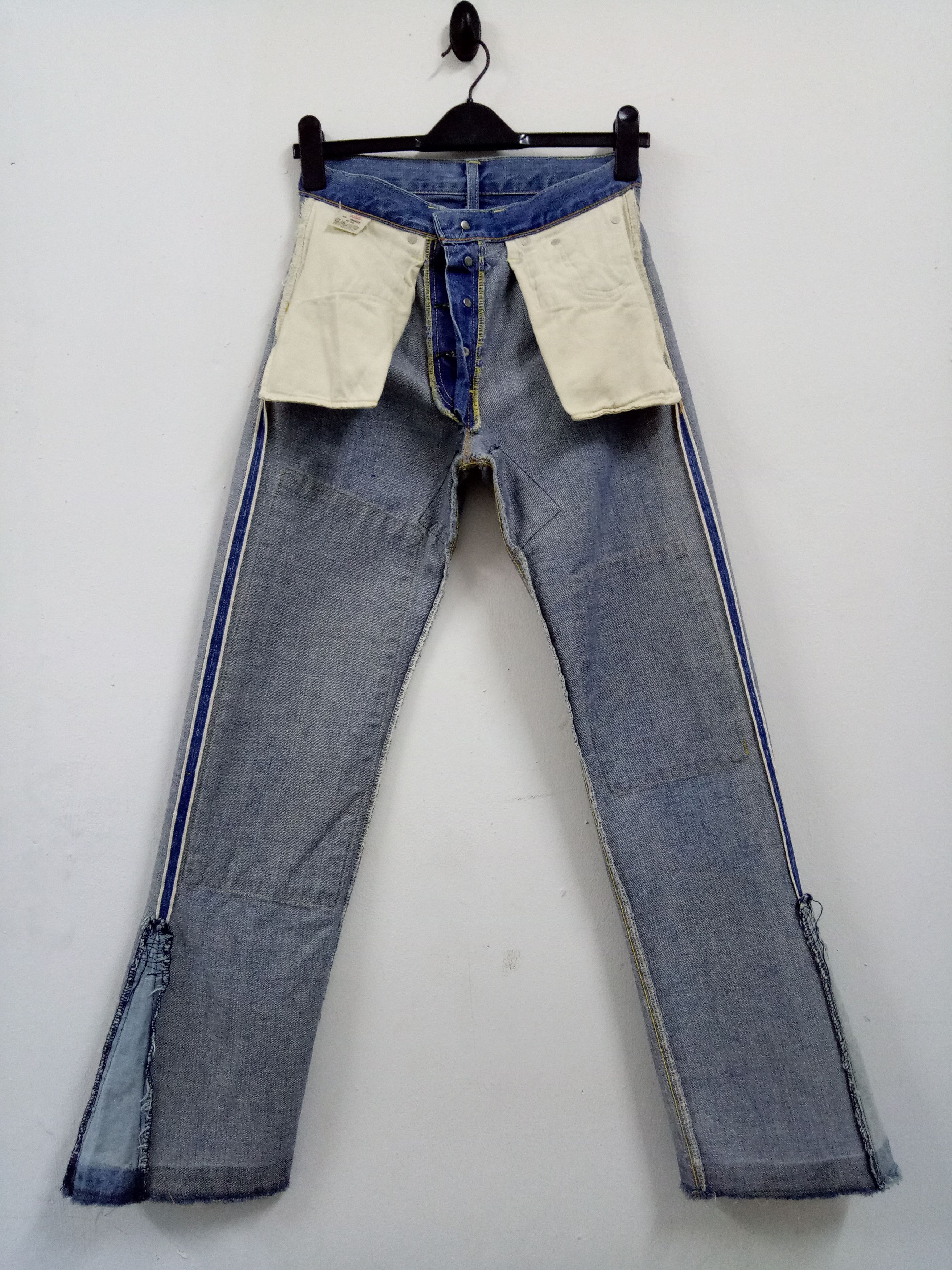 Levi's Made & Crafted 🔥🔥🔥Vtg LEVIS Big E Rebuild/Reconstruct Selvedge Denim Size US 28 / EU 44 - 22 Thumbnail