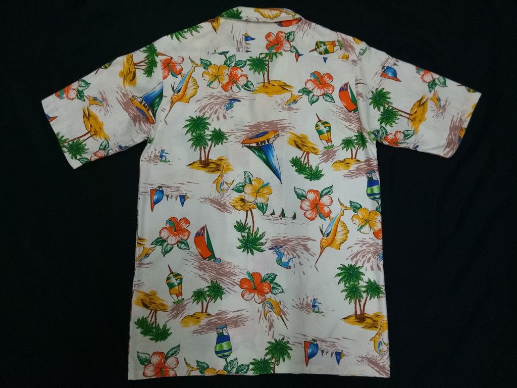 Vintage 🔥🔥🔥Vintage Colourfull Hawaiian Beach Button Up Shirts Size US M / EU 48-50 / 2 - 4 Thumbnail