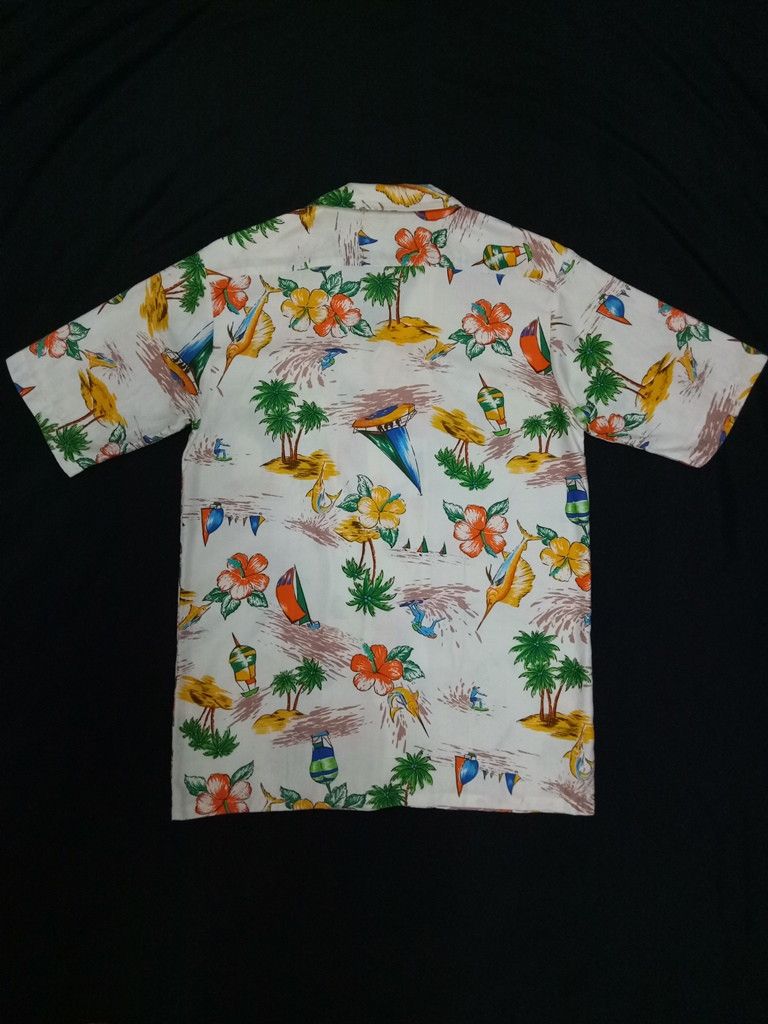 Vintage 🔥🔥🔥Vintage Colourfull Hawaiian Beach Button Up Shirts Size US M / EU 48-50 / 2 - 2 Thumbnail