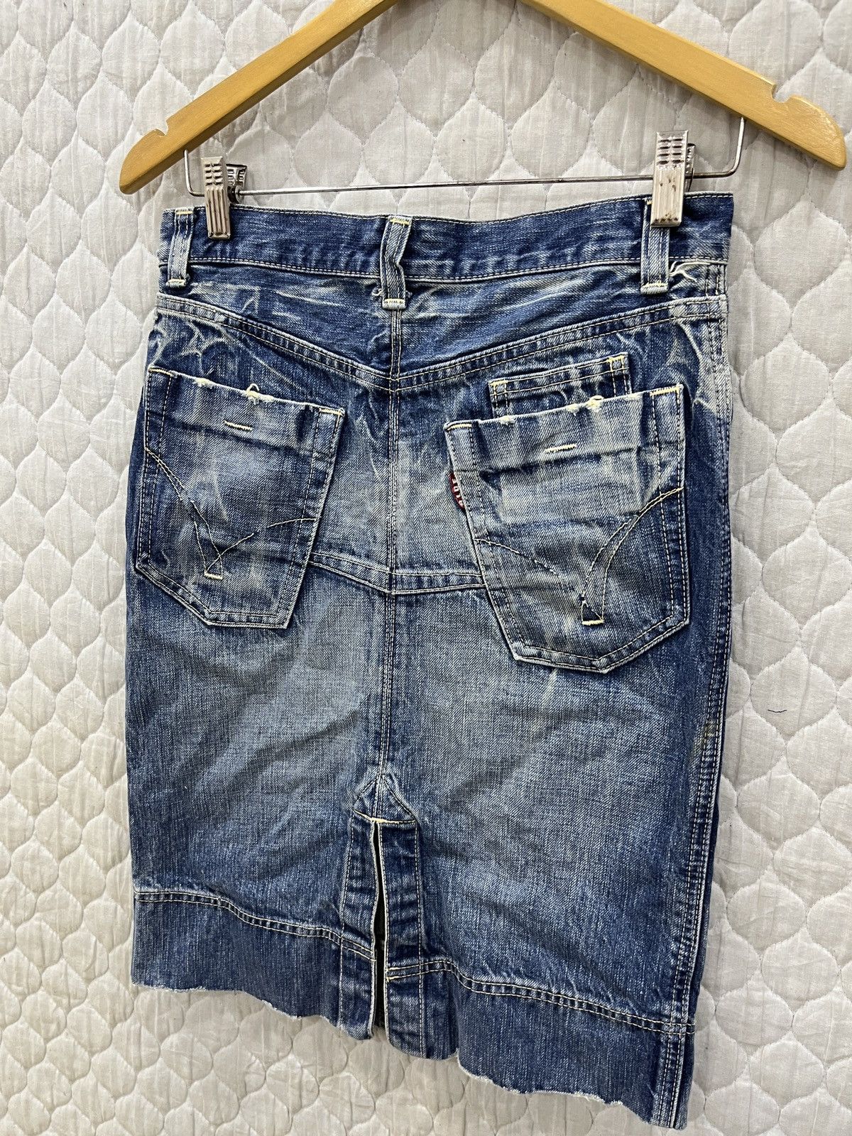Blue Blue Japan (Yyy). 🔥🔥🔥ARCHIVE VINTAGE BLUE BLUE JAPAN SKIRTS Size 29" - 3 Thumbnail