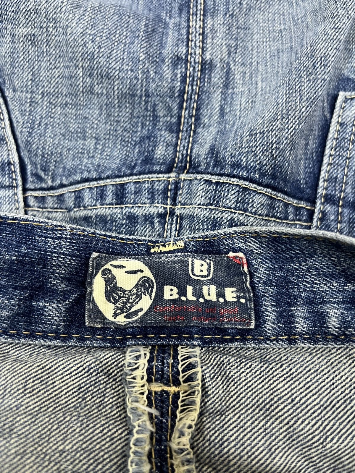 Blue Blue Japan (Yyy). 🔥🔥🔥ARCHIVE VINTAGE BLUE BLUE JAPAN SKIRTS Size 29" - 7 Thumbnail
