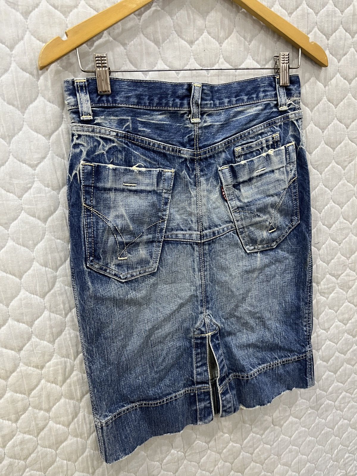 Blue Blue Japan (Yyy). 🔥🔥🔥ARCHIVE VINTAGE BLUE BLUE JAPAN SKIRTS Size 29" - 6 Thumbnail