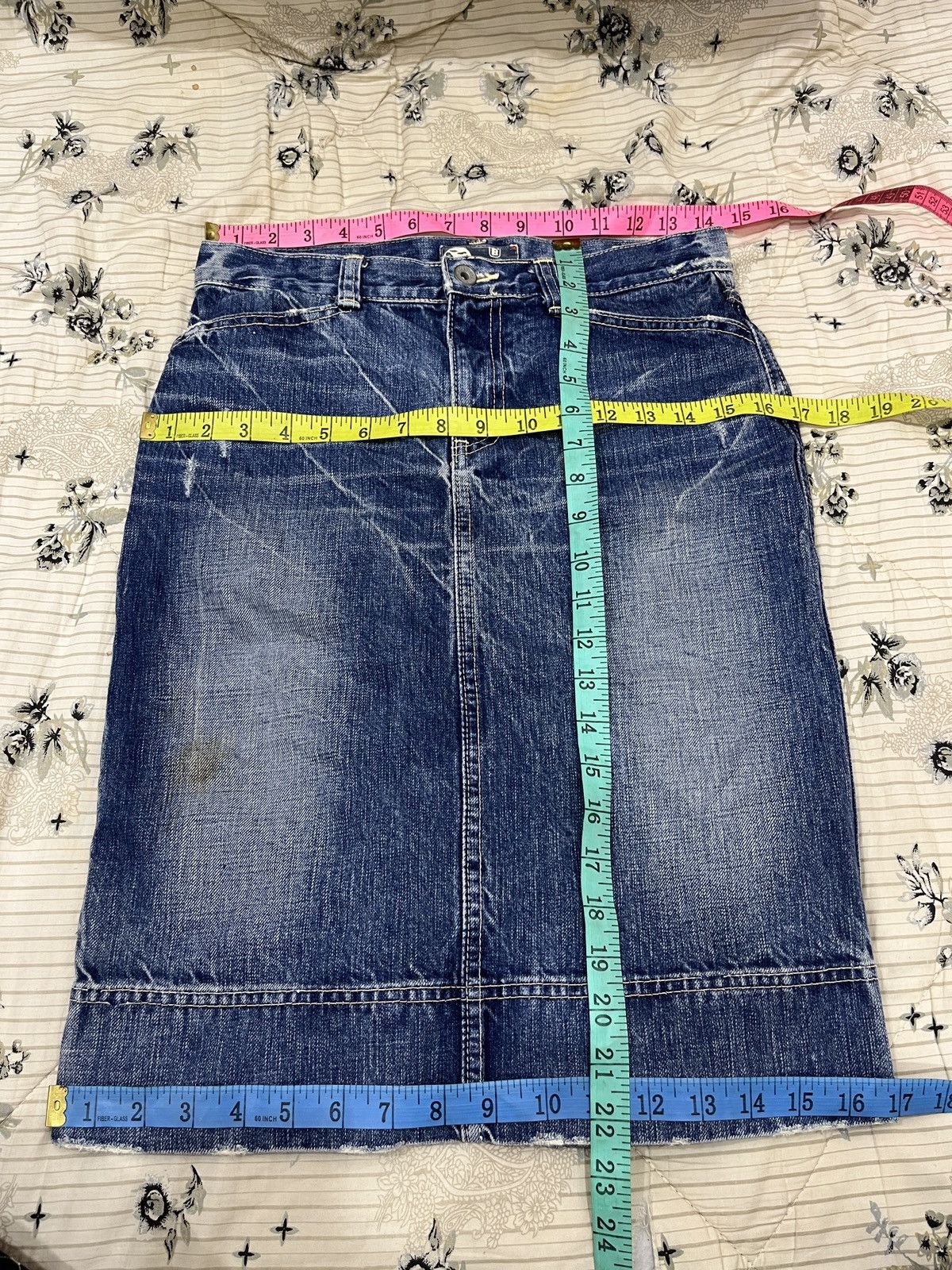 Blue Blue Japan (Yyy). 🔥🔥🔥ARCHIVE VINTAGE BLUE BLUE JAPAN SKIRTS Size 29" - 13 Thumbnail