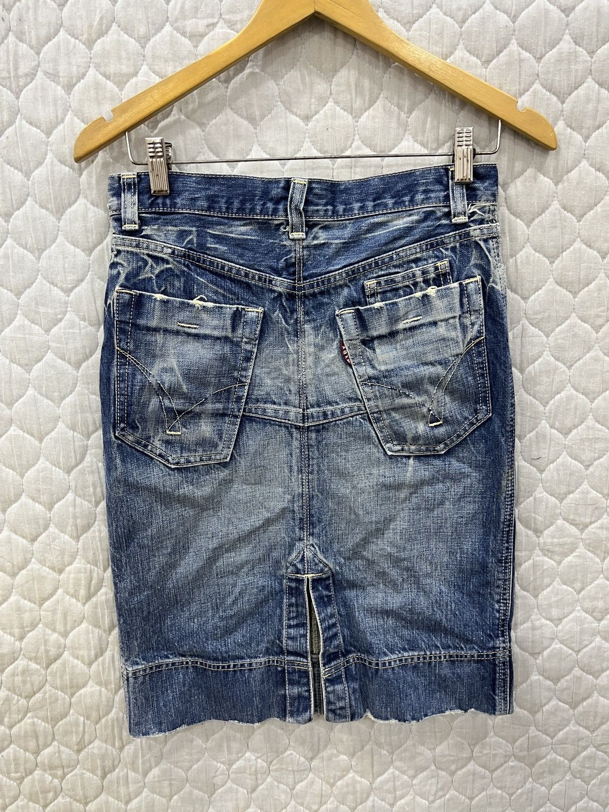 Blue Blue Japan (Yyy). 🔥🔥🔥ARCHIVE VINTAGE BLUE BLUE JAPAN SKIRTS Size 29" - 1 Thumbnail