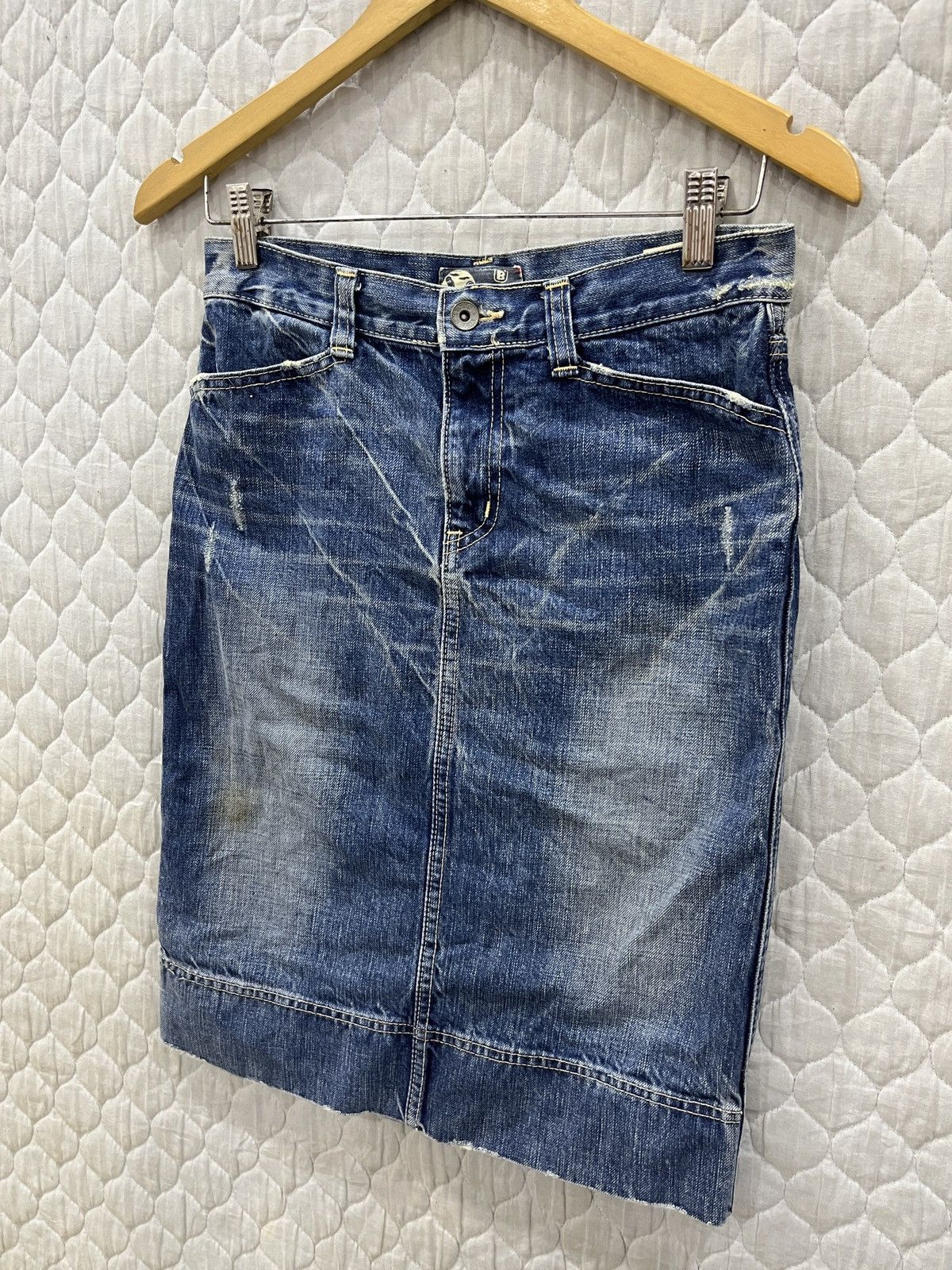 Blue Blue Japan (Yyy). 🔥🔥🔥ARCHIVE VINTAGE BLUE BLUE JAPAN SKIRTS Size 29" - 5 Thumbnail