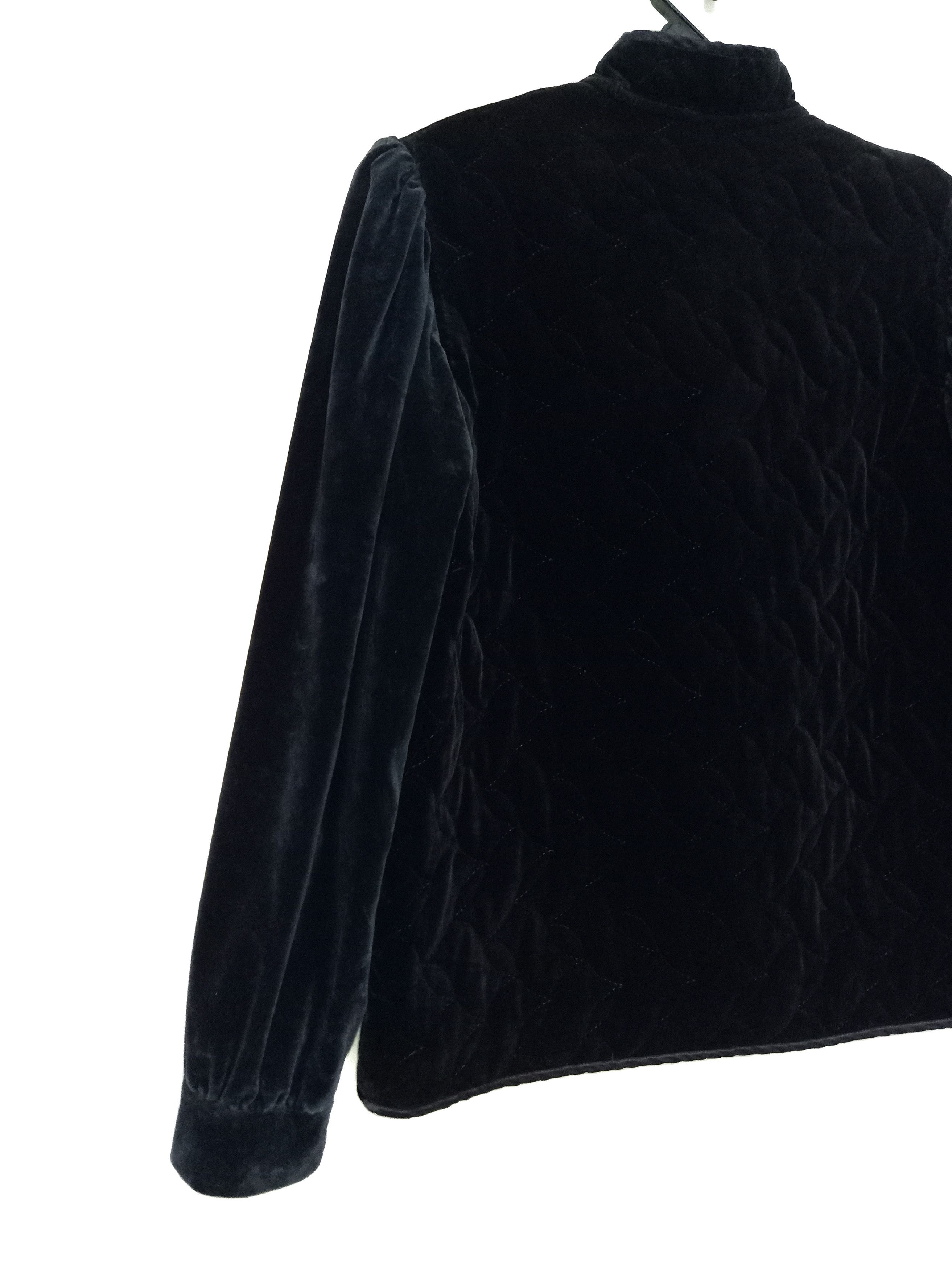 Guy Laroche 🔥Guy Laroche Vintage Made in France Velvet Quilted Jacket Size US M / EU 48-50 / 2 - 9 Thumbnail