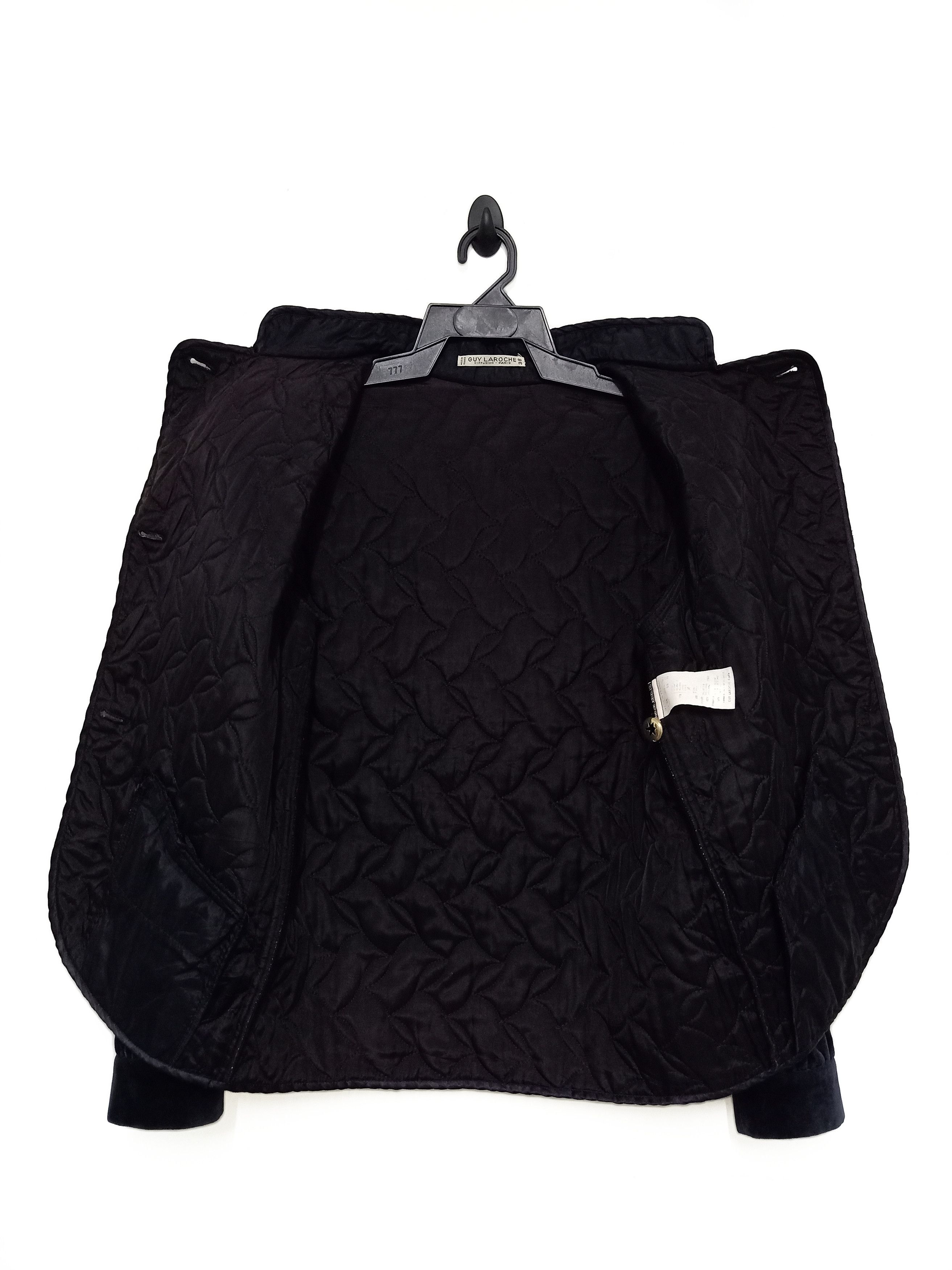 Guy Laroche 🔥Guy Laroche Vintage Made in France Velvet Quilted Jacket Size US M / EU 48-50 / 2 - 12 Thumbnail