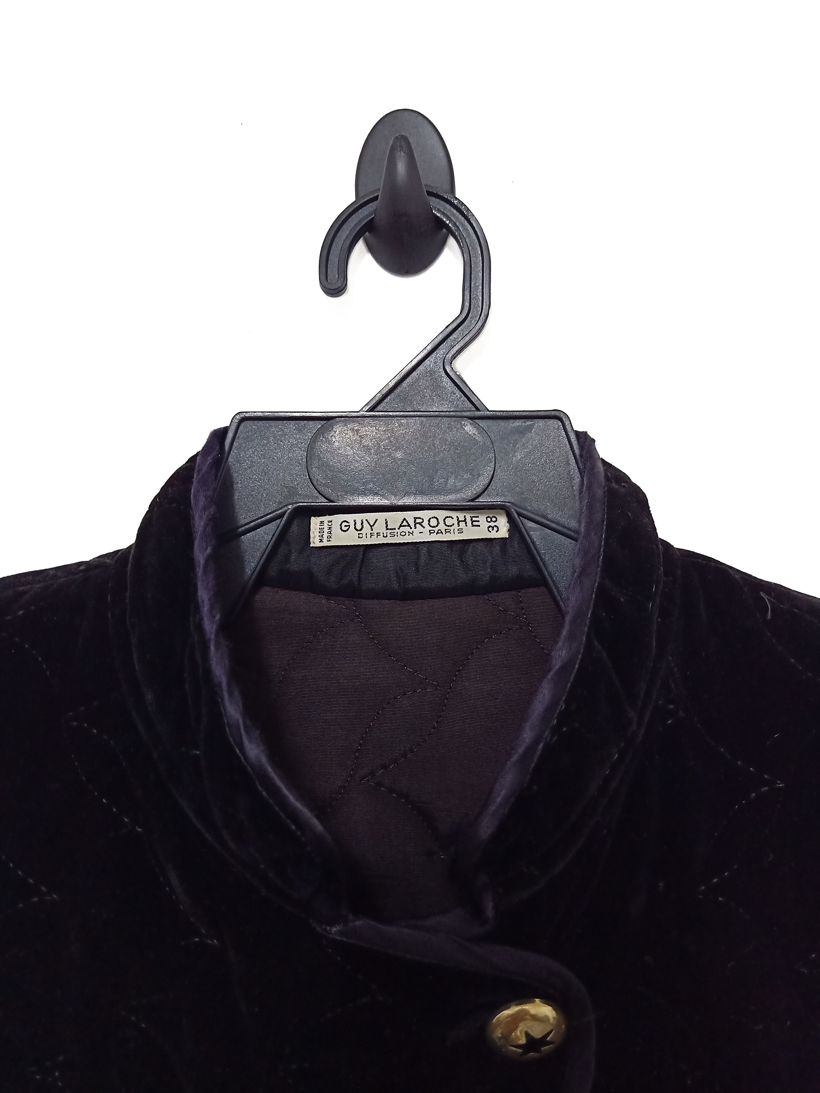 Guy Laroche 🔥Guy Laroche Vintage Made in France Velvet Quilted Jacket Size US M / EU 48-50 / 2 - 11 Thumbnail