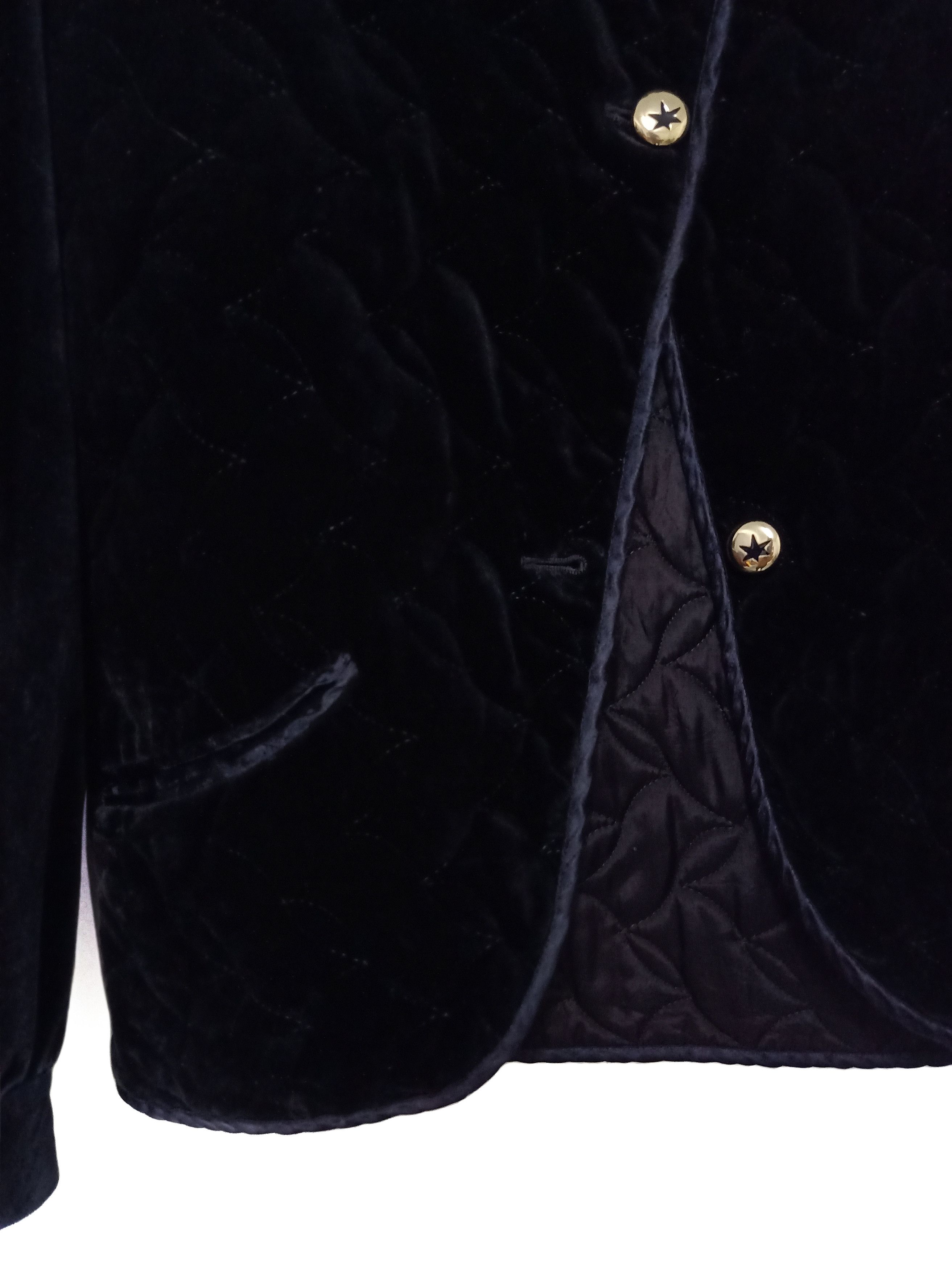 Guy Laroche 🔥Guy Laroche Vintage Made in France Velvet Quilted Jacket Size US M / EU 48-50 / 2 - 6 Thumbnail
