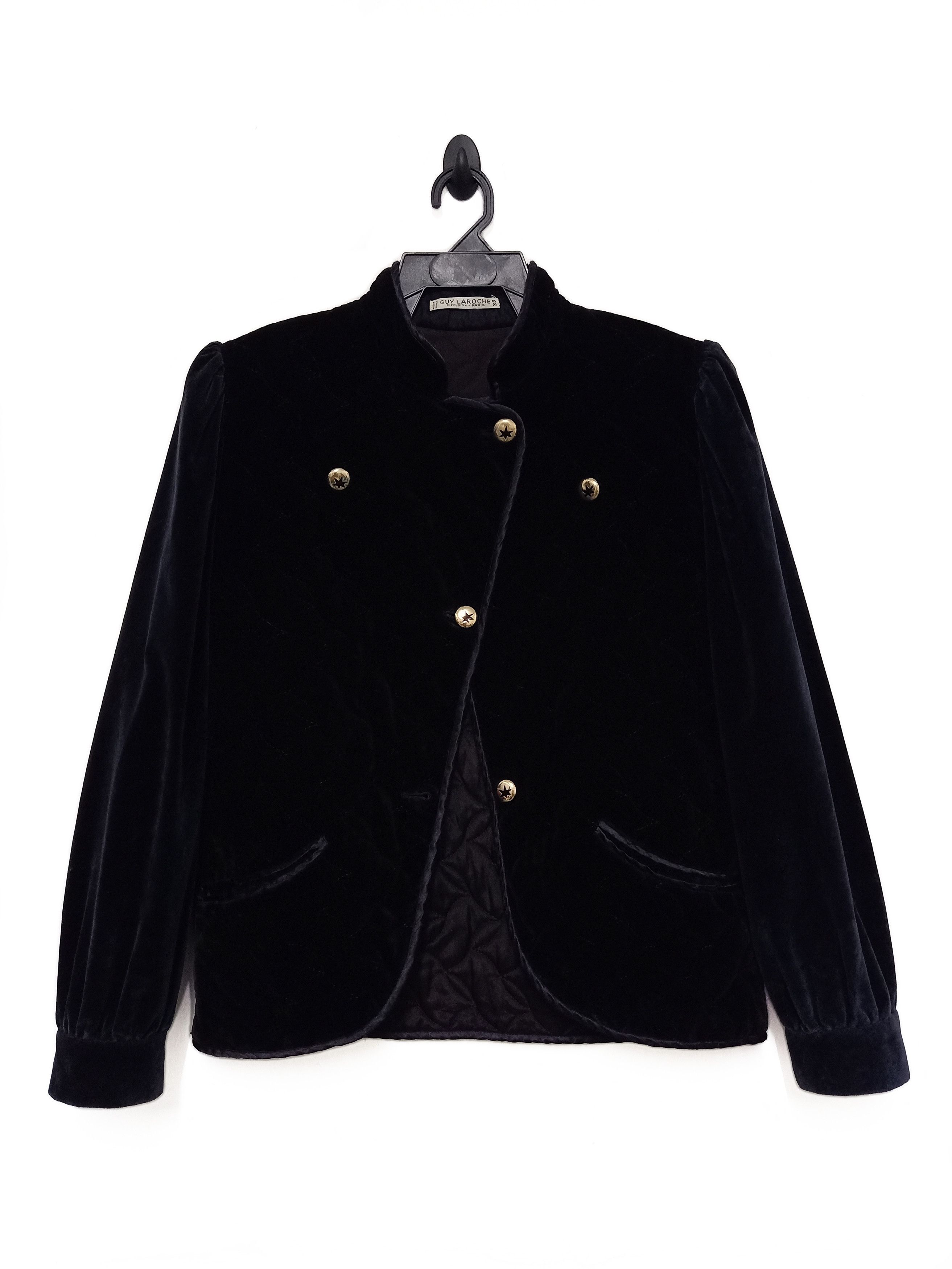 Guy Laroche 🔥Guy Laroche Vintage Made in France Velvet Quilted Jacket Size US M / EU 48-50 / 2 - 15 Thumbnail