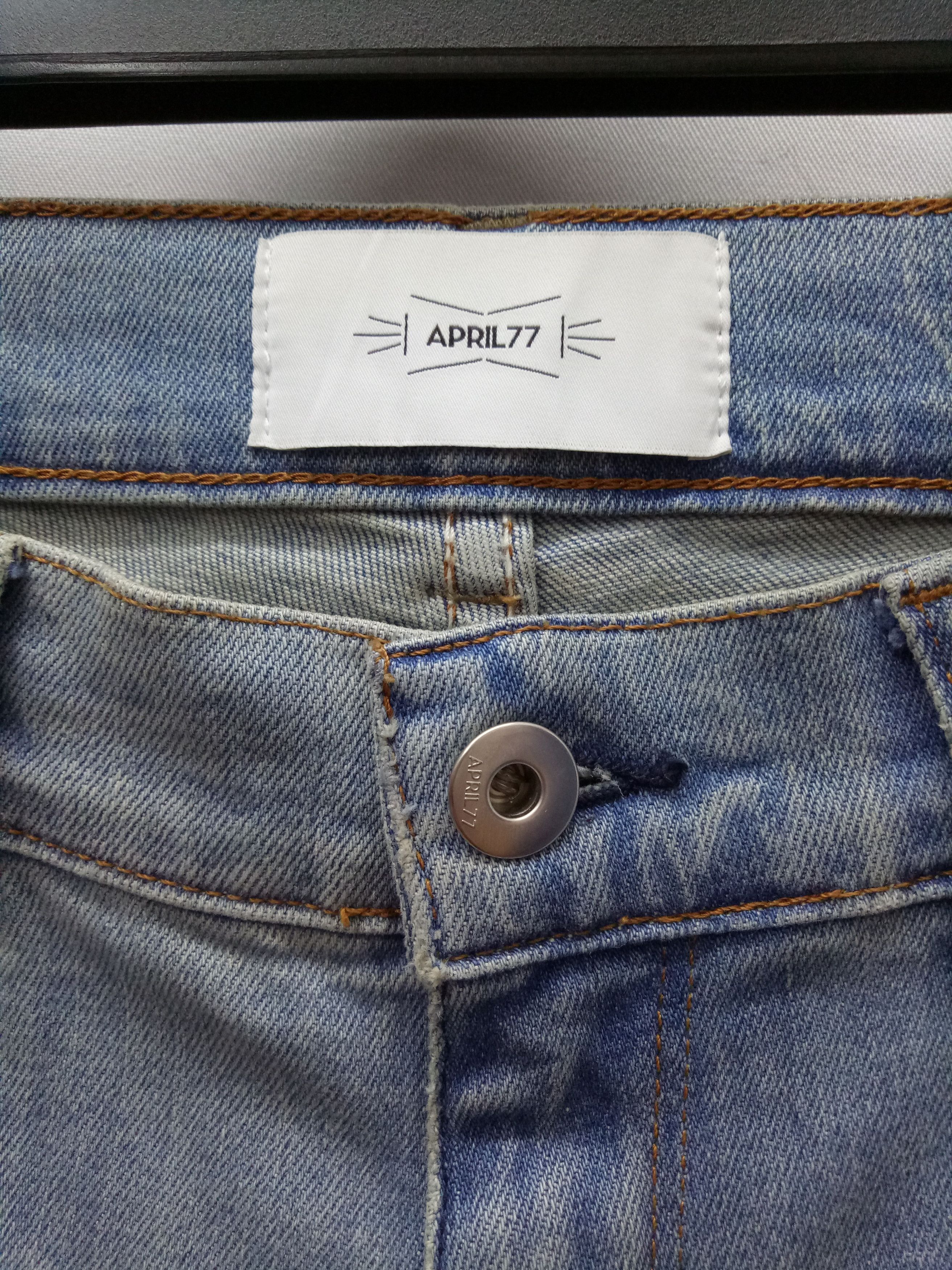 April 77 🔥🔥April 77 Records Go Mike Heavy Rock Skinny Denim Jeans Size US 30 / EU 46 - 3 Thumbnail