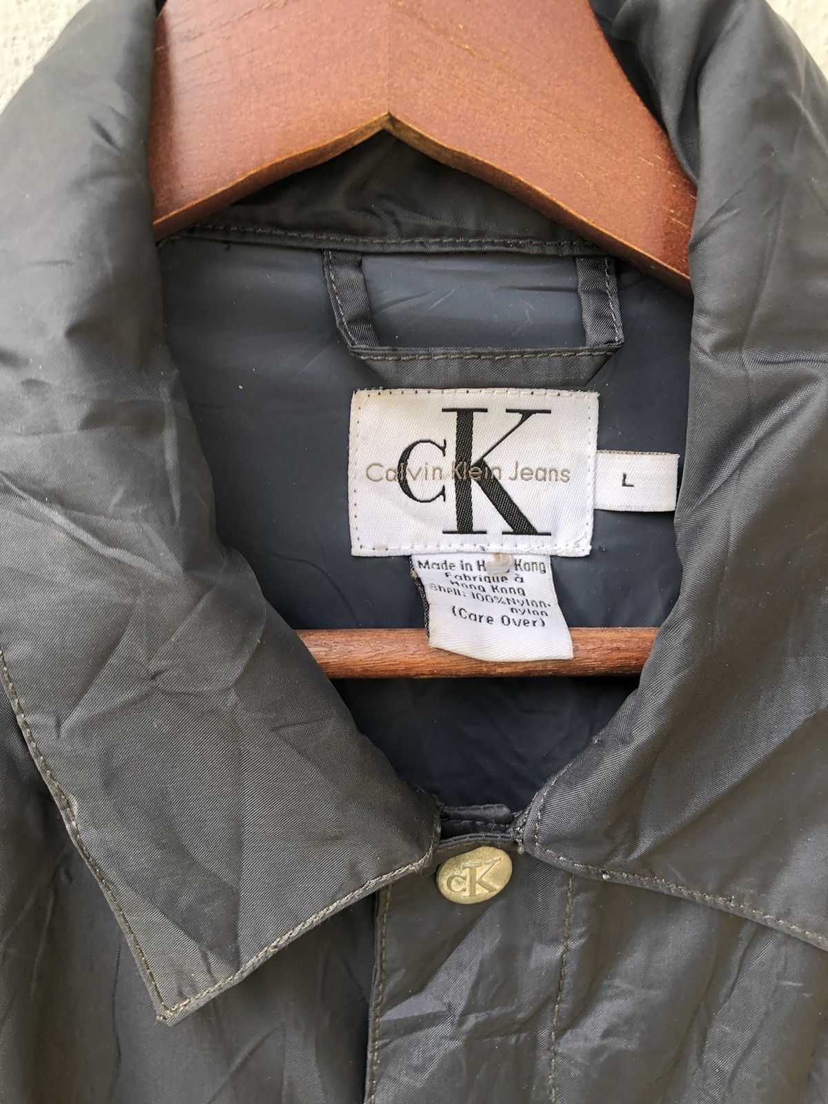Calvin Klein Calvin klein Jeans spellout jacket Size US L / EU 52-54 / 3 - 4 Thumbnail