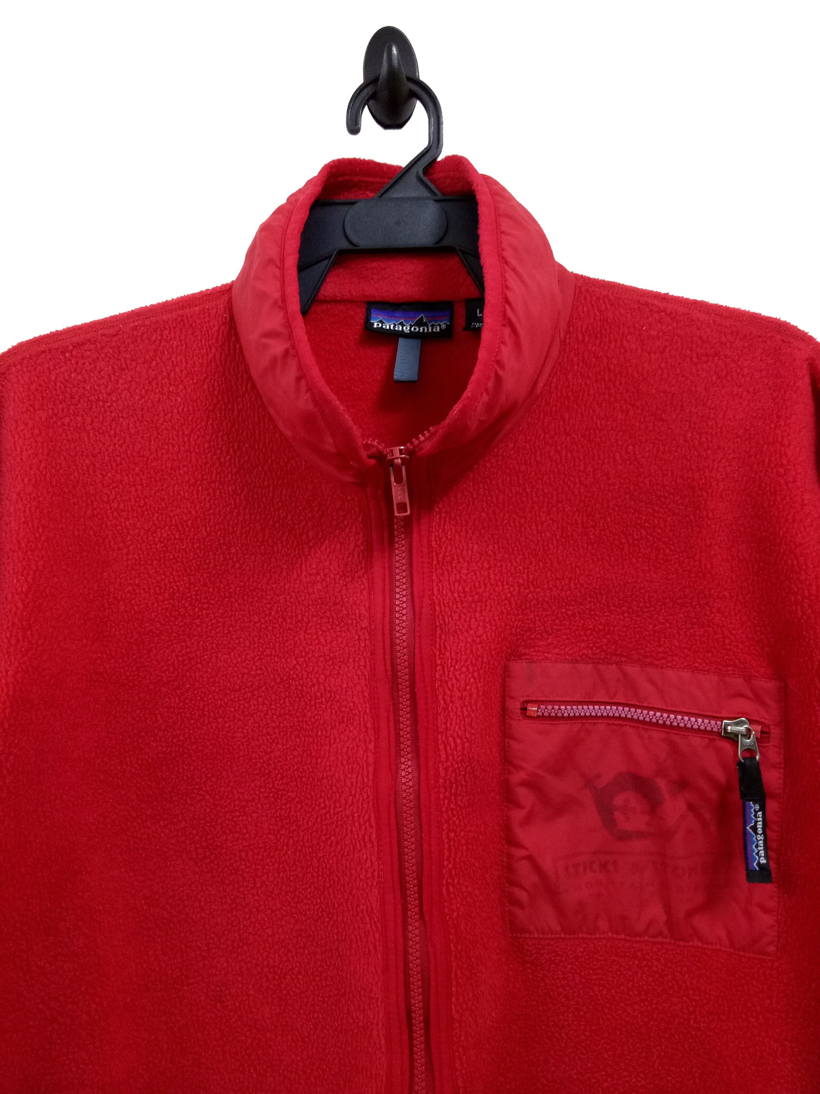 Patagonia 🔥🔥🔥Vintage Patagonia Deep Pile Retro X Fleece RED Jacket Size US L / EU 52-54 / 3 - 4 Thumbnail