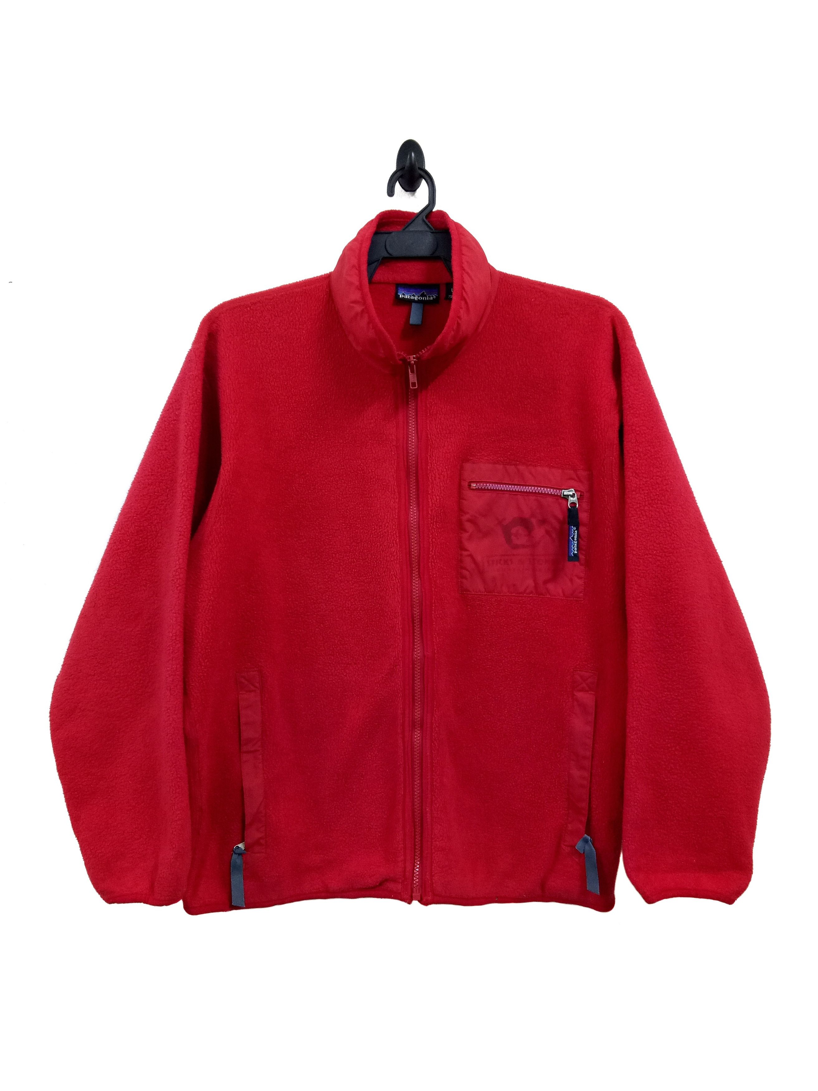 Patagonia 🔥🔥🔥Vintage Patagonia Deep Pile Retro X Fleece RED Jacket Size US L / EU 52-54 / 3 - 1 Thumbnail