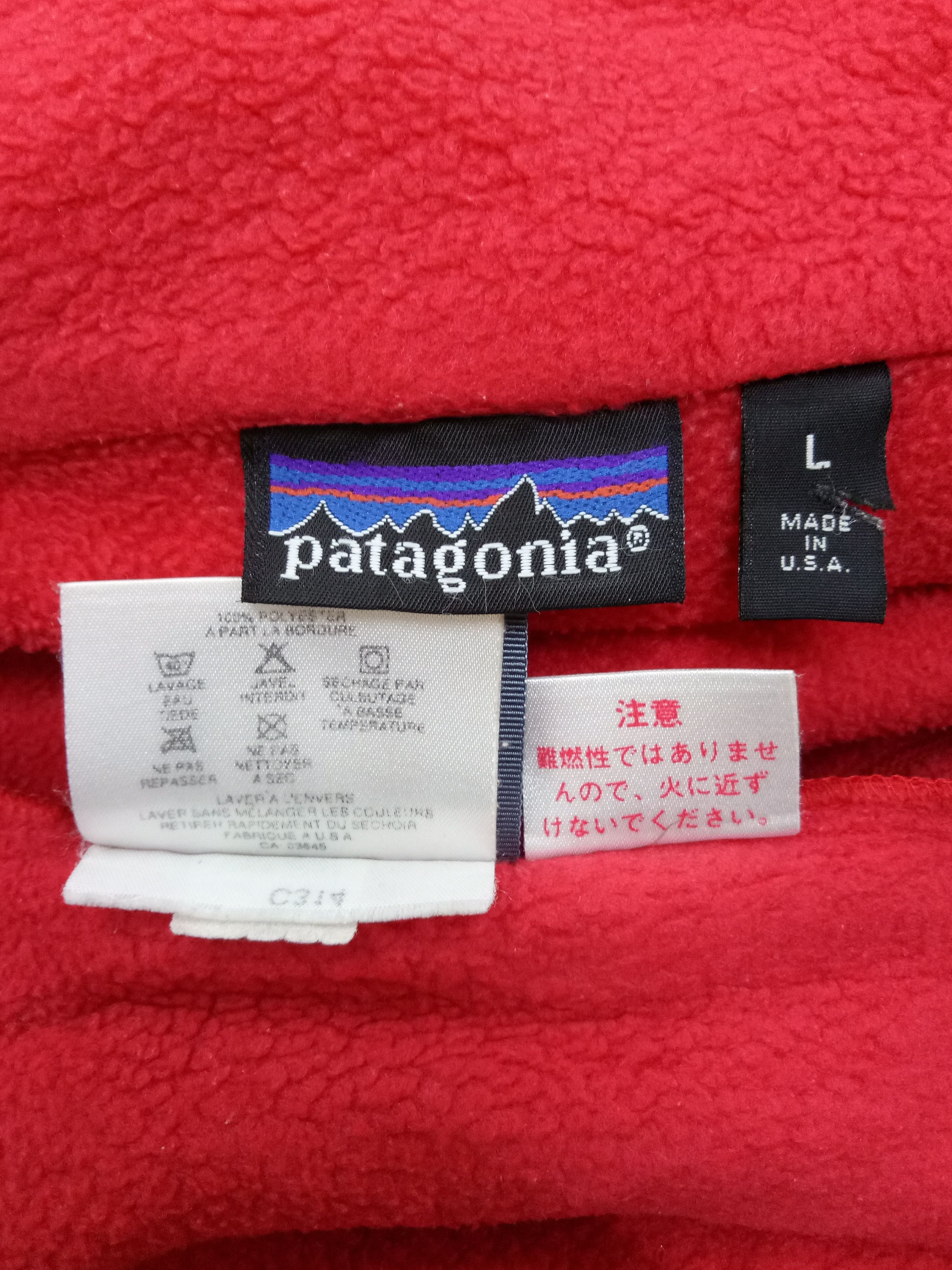 Patagonia 🔥🔥🔥Vintage Patagonia Deep Pile Retro X Fleece RED Jacket Size US L / EU 52-54 / 3 - 11 Thumbnail