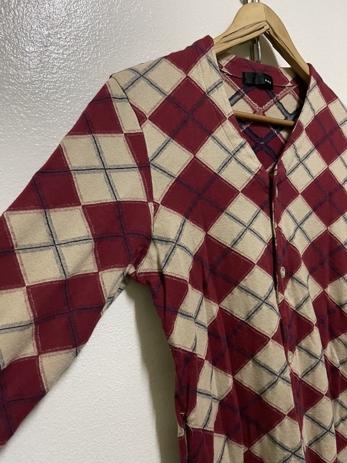 Boycott × Japanese Brand Boycott Cardigan Tartan Japan Size US L / EU 52-54 / 3 - 2 Thumbnail