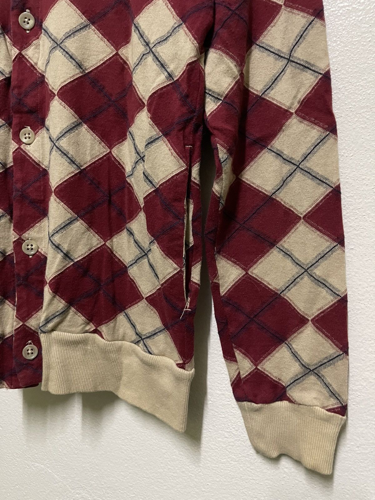Boycott × Japanese Brand Boycott Cardigan Tartan Japan Size US L / EU 52-54 / 3 - 5 Thumbnail
