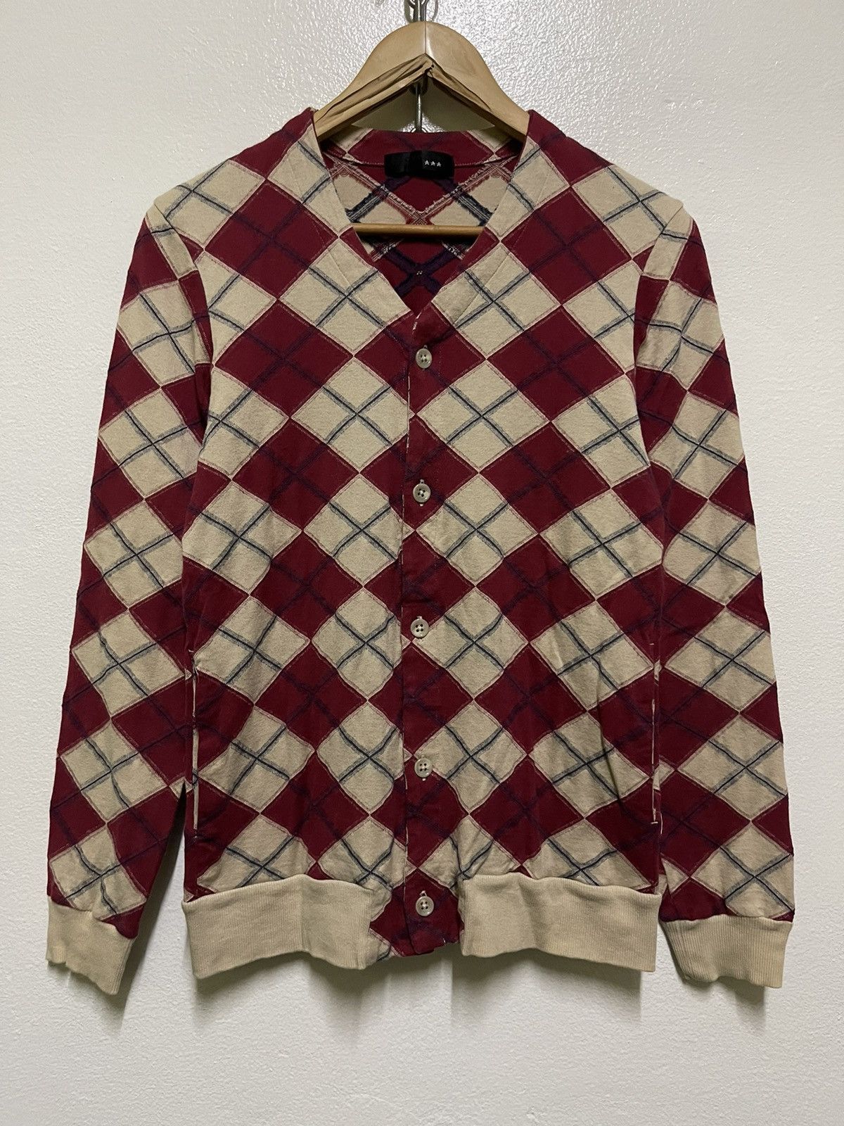 Boycott × Japanese Brand Boycott Cardigan Tartan Japan Size US L / EU 52-54 / 3 - 1 Thumbnail