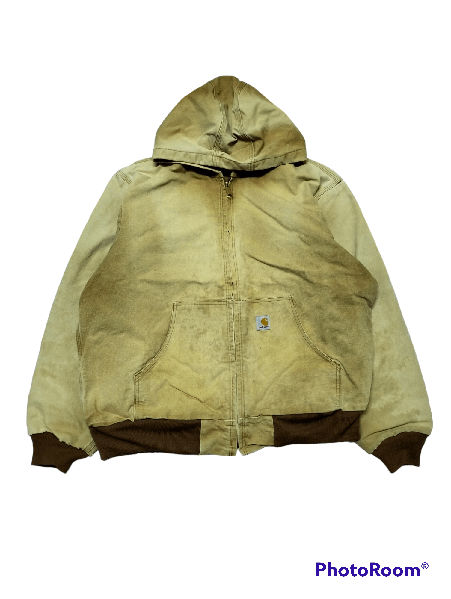 Vintage Carhartt sun faded hoodie jacket