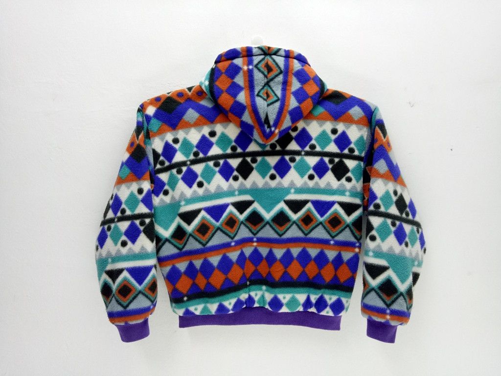 Japanese Brand 🔥🔥🔥Ten Carat Geometric Tribal Zip Up Hoodies Jacket Rare Size US XL / EU 56 / 4 - 5 Thumbnail
