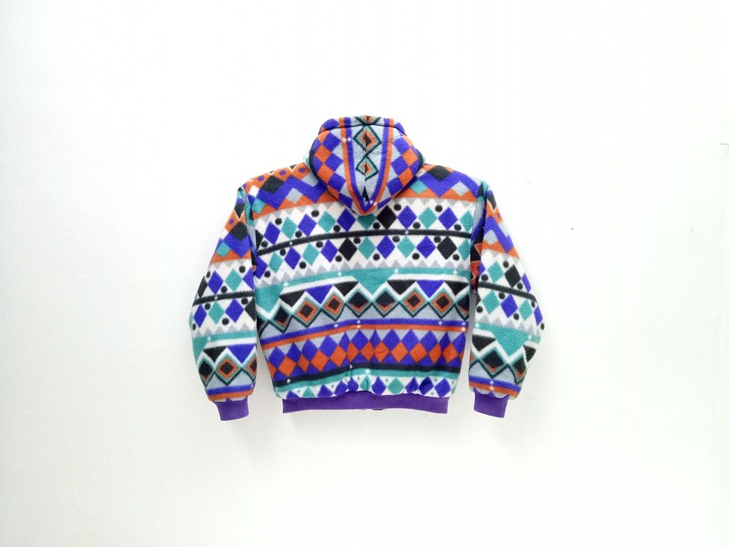 Japanese Brand 🔥🔥🔥Ten Carat Geometric Tribal Zip Up Hoodies Jacket Rare Size US XL / EU 56 / 4 - 2 Thumbnail