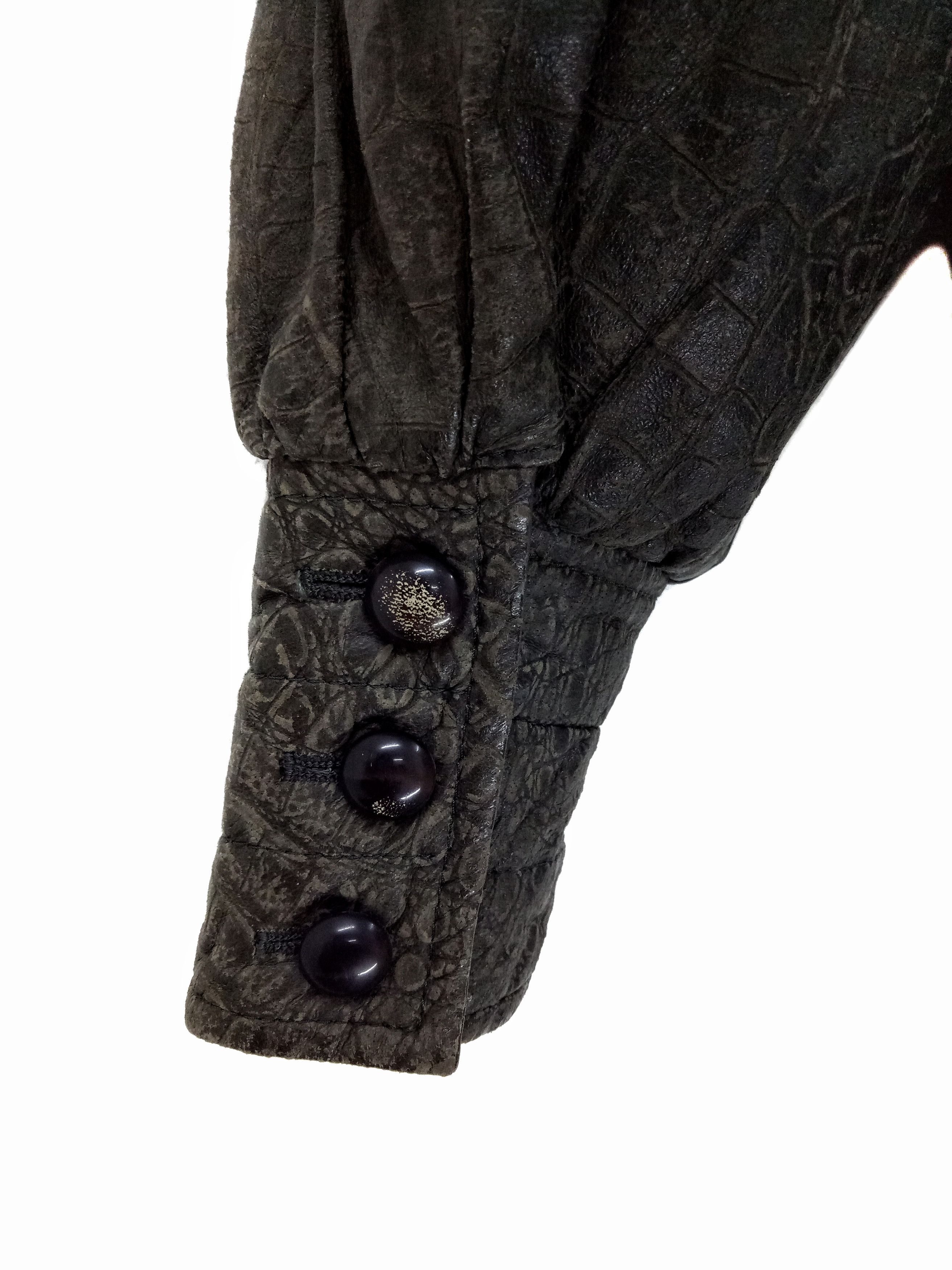 Other 🔥🔥🔥Exotic Genuine Leather Jacket With Fur Rare Design Size US M / EU 48-50 / 2 - 14 Thumbnail