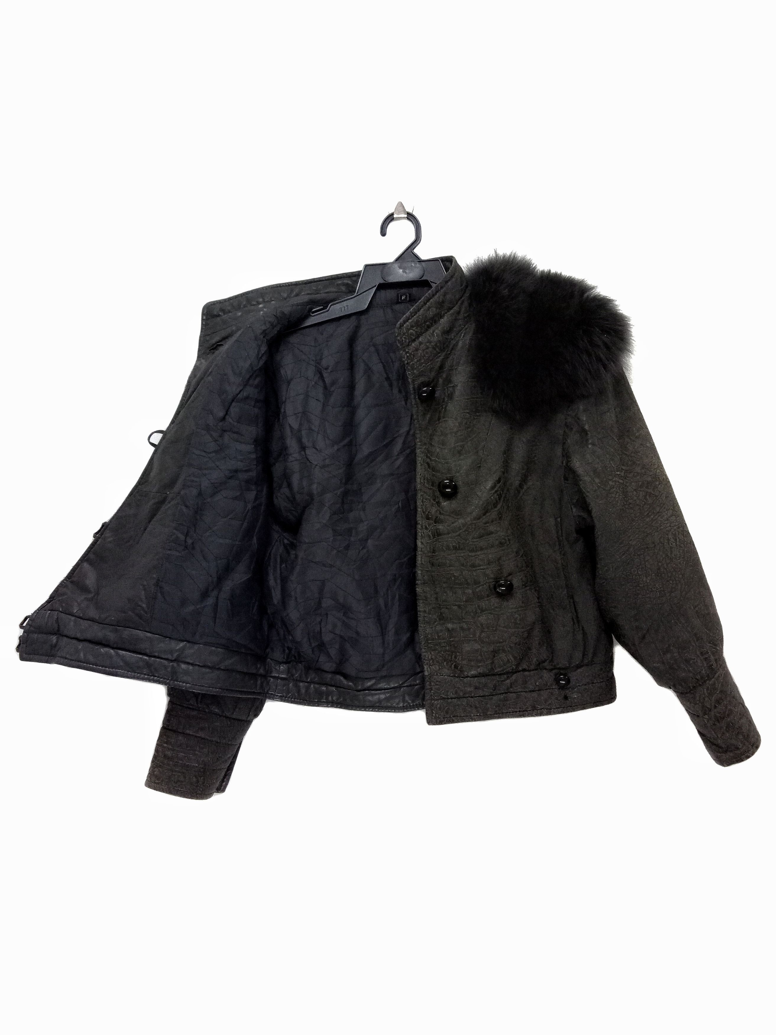 Other 🔥🔥🔥Exotic Genuine Leather Jacket With Fur Rare Design Size US M / EU 48-50 / 2 - 15 Thumbnail