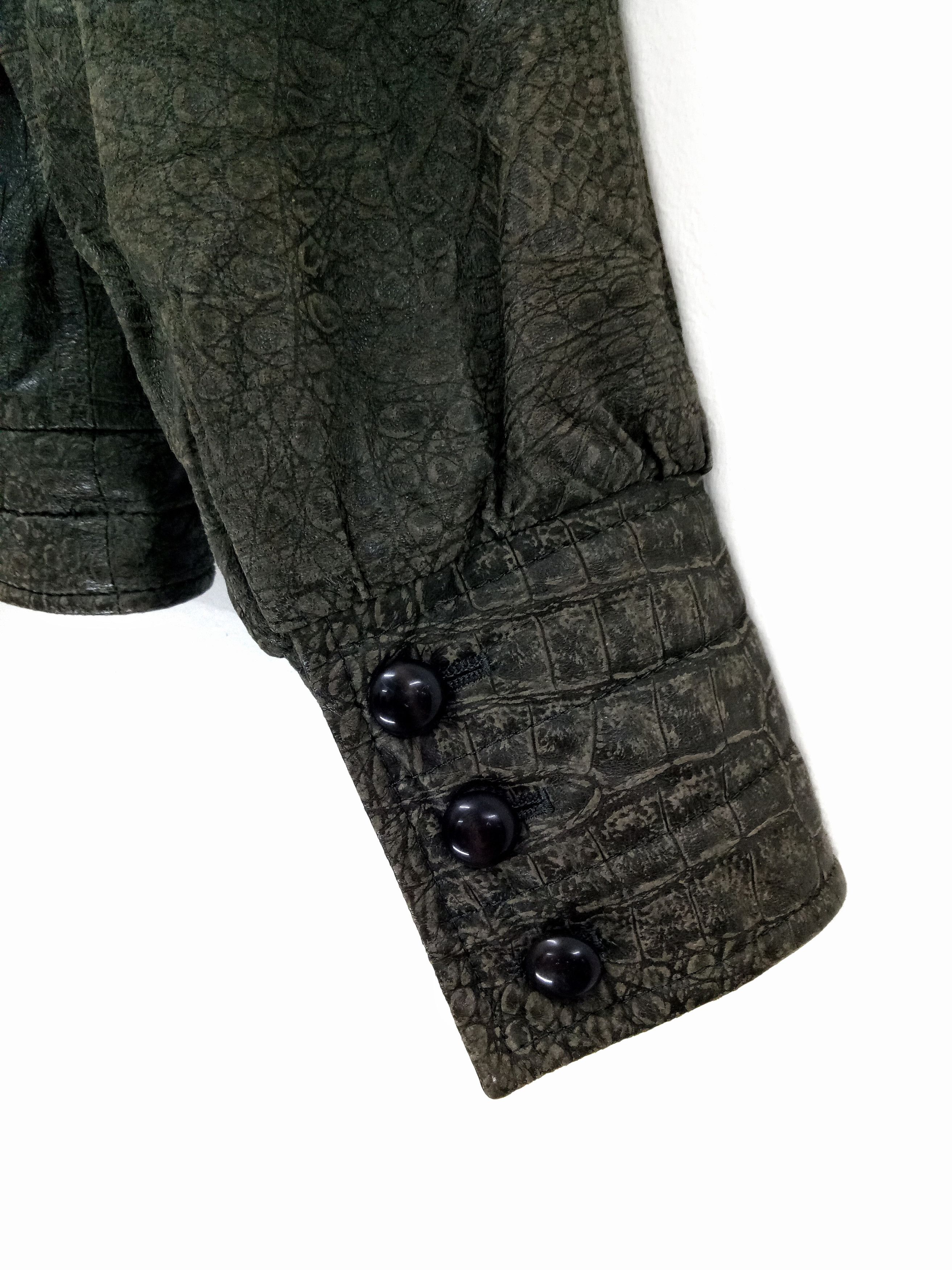 Other 🔥🔥🔥Exotic Genuine Leather Jacket With Fur Rare Design Size US M / EU 48-50 / 2 - 12 Thumbnail