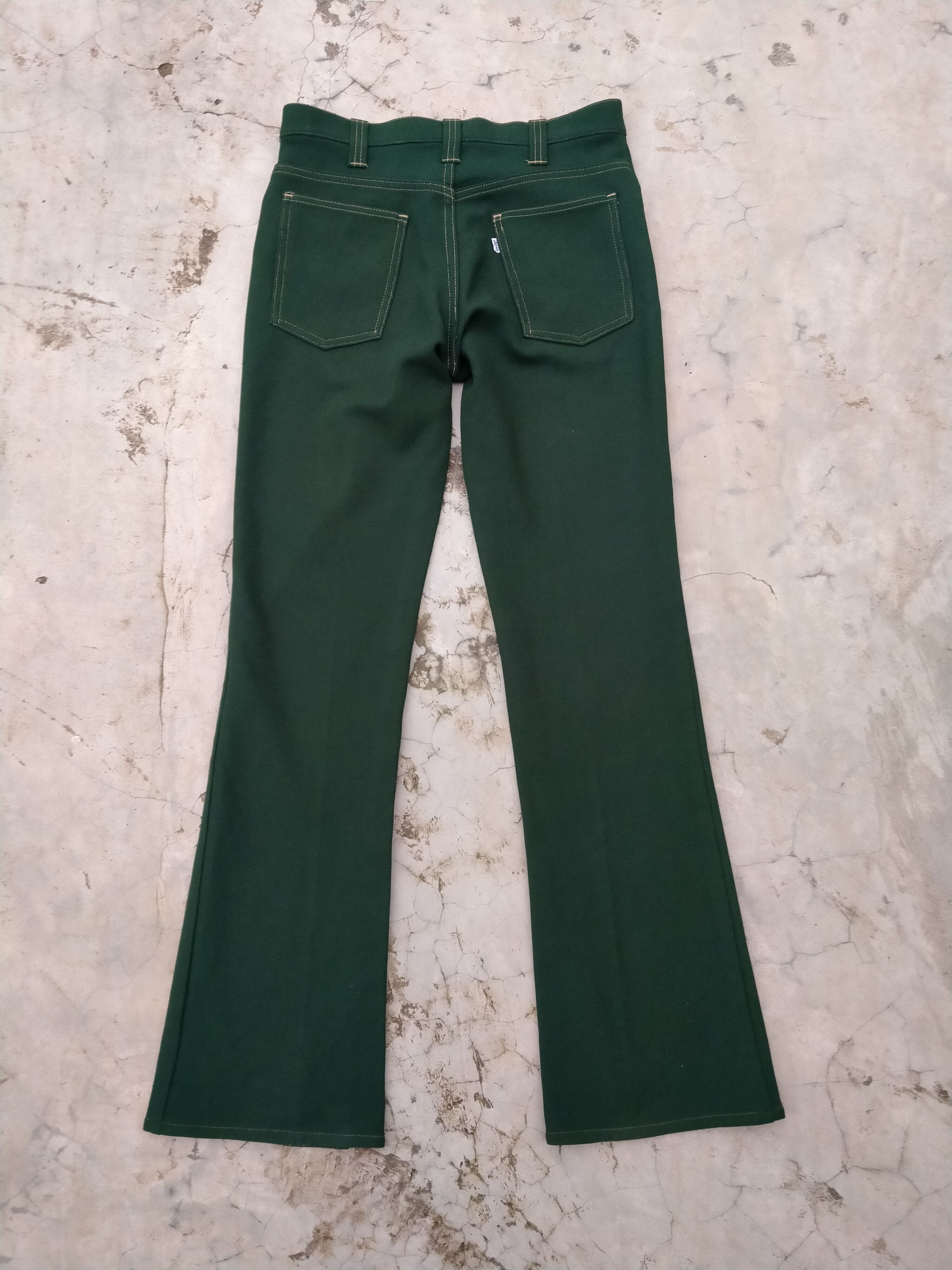 Levi's Vtg 70s Levi’s Sta-Prest Flare Bootcut Talon 42 White Tab Size US 30 / EU 46 - 2 Thumbnail