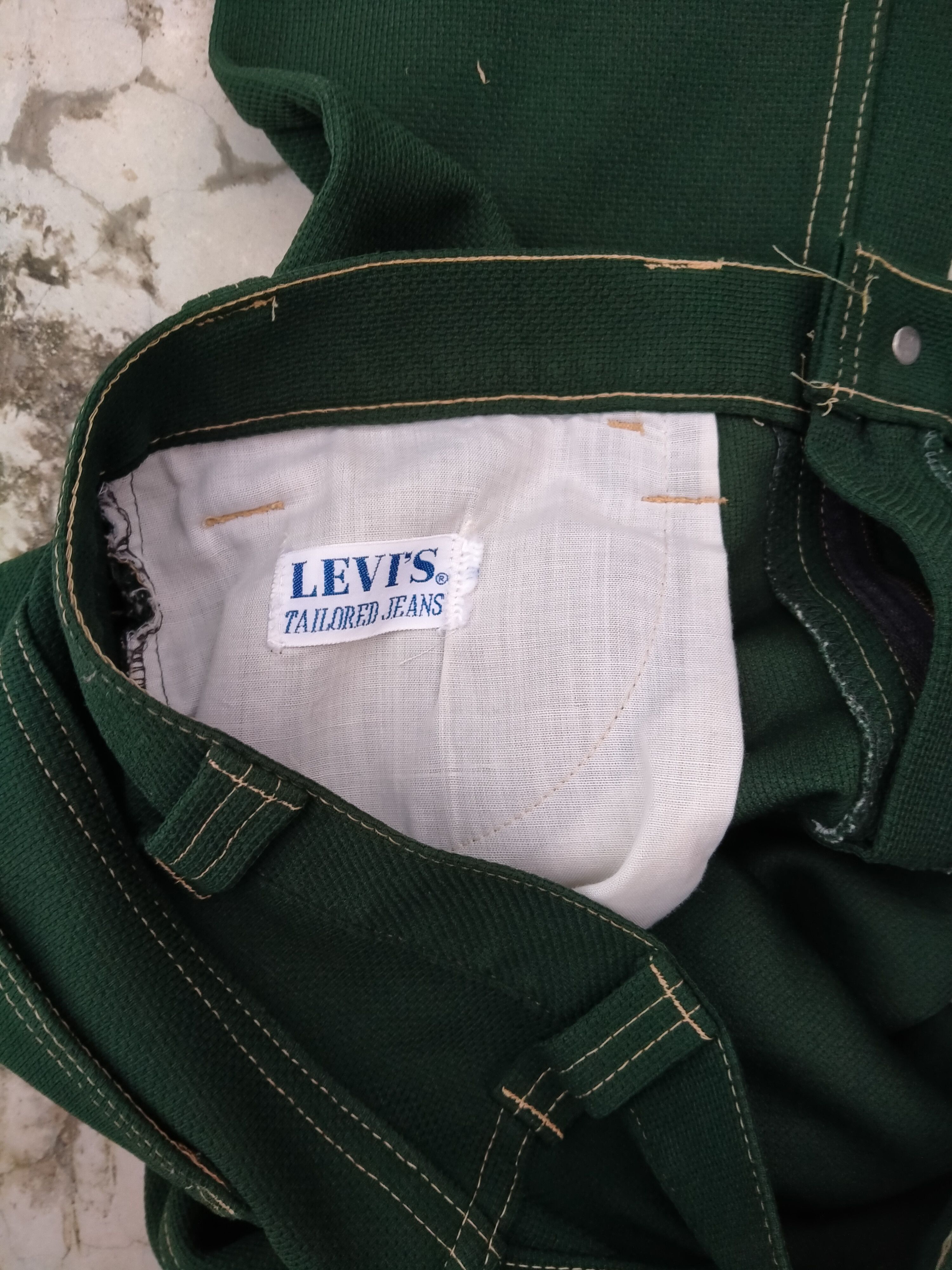 Levi's Vtg 70s Levi’s Sta-Prest Flare Bootcut Talon 42 White Tab Size US 30 / EU 46 - 12 Thumbnail
