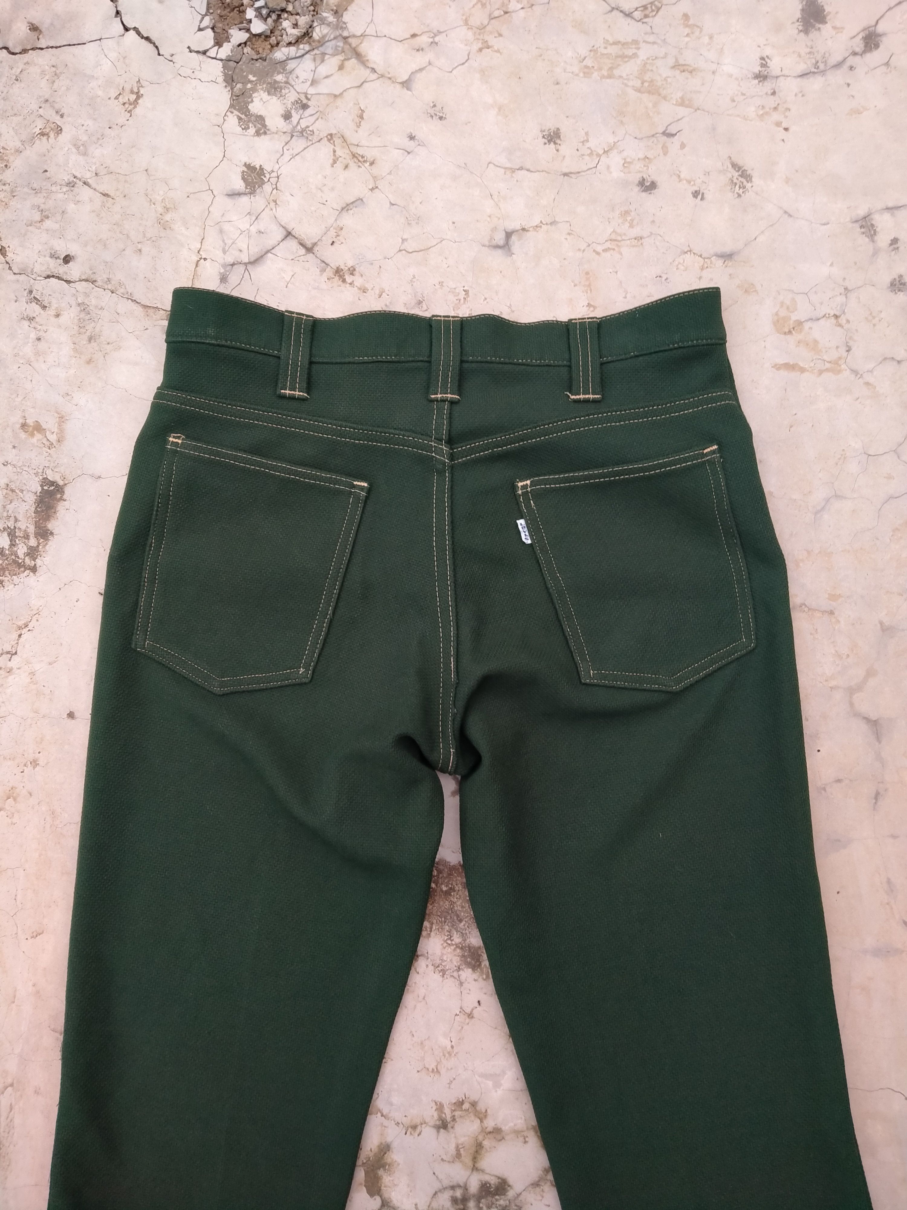 Levi's Vtg 70s Levi’s Sta-Prest Flare Bootcut Talon 42 White Tab Size US 30 / EU 46 - 7 Thumbnail