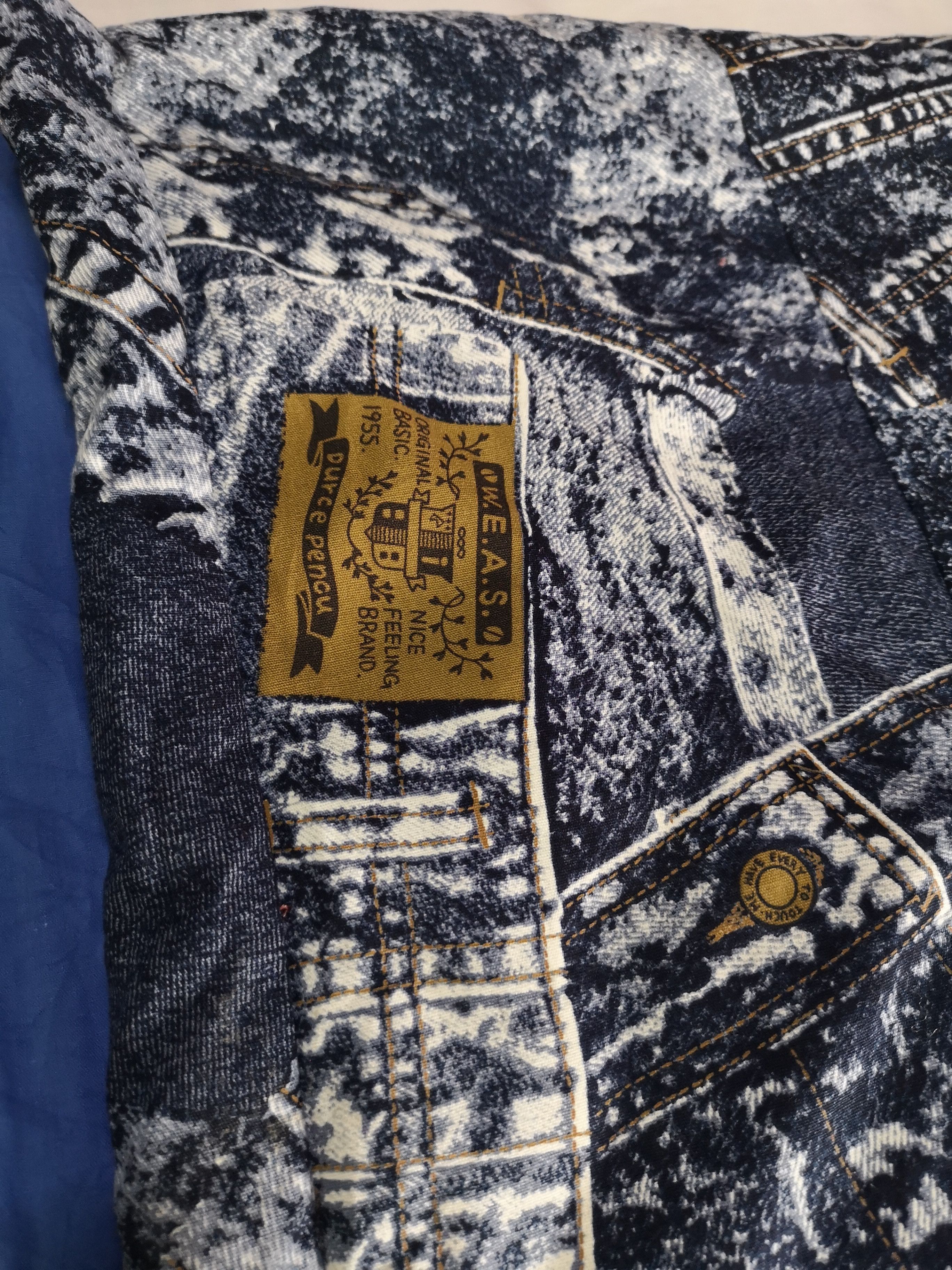 Japanese Brand Japanese Brand Kuwang Kimono Full Print Denim Size US S / EU 44-46 / 1 - 3 Thumbnail
