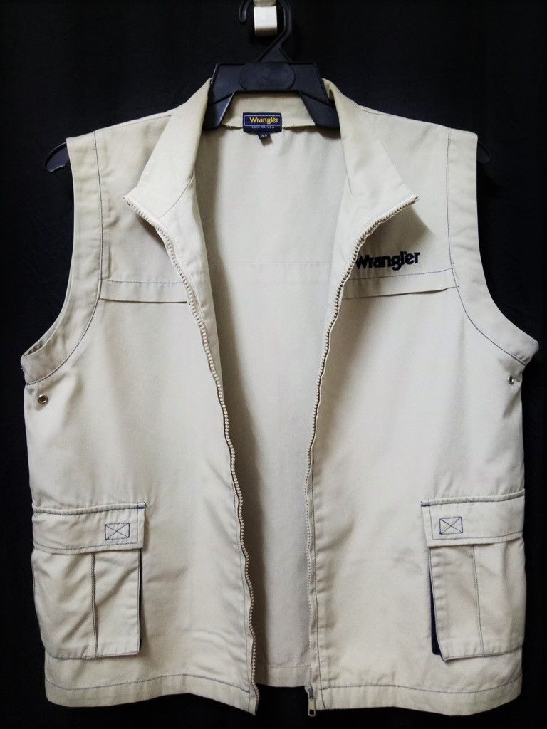 Wrangler 🔥🔥🔥Wrangler Zip Up Vest Jacket Rare Size US M / EU 48-50 / 2 - 9 Thumbnail
