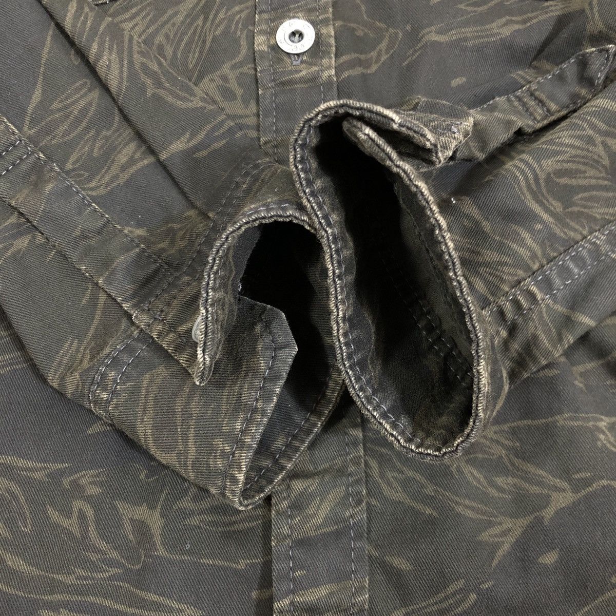 Hysteric Glamour Hysteric Glamour Tiger Camo Skull Army Utility Shirt Size US M / EU 48-50 / 2 - 11 Thumbnail