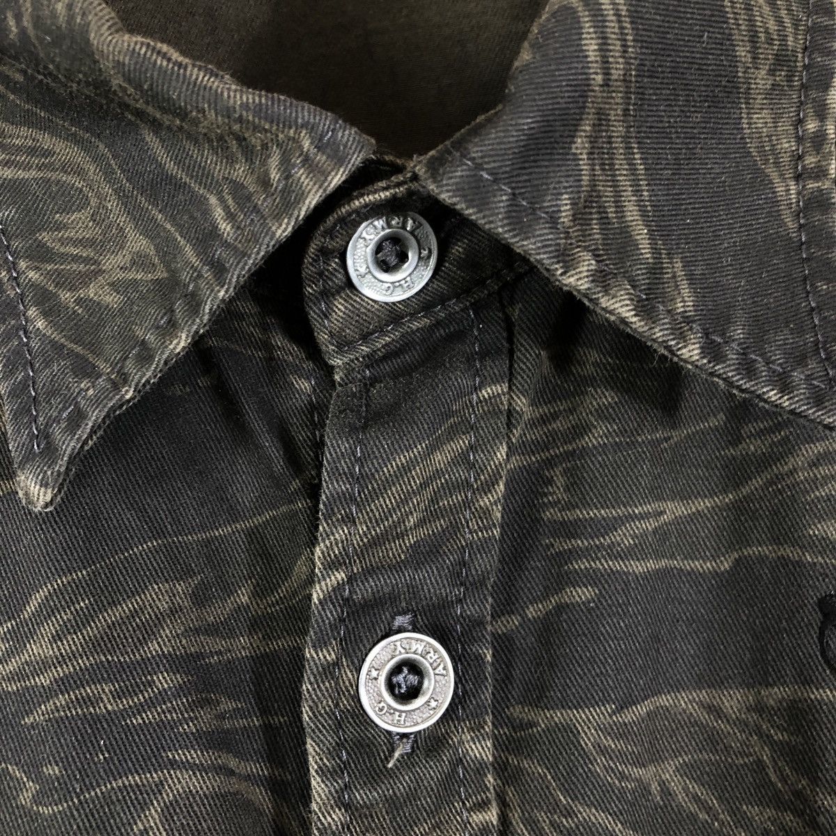 Hysteric Glamour Hysteric Glamour Tiger Camo Skull Army Utility Shirt Size US M / EU 48-50 / 2 - 7 Thumbnail