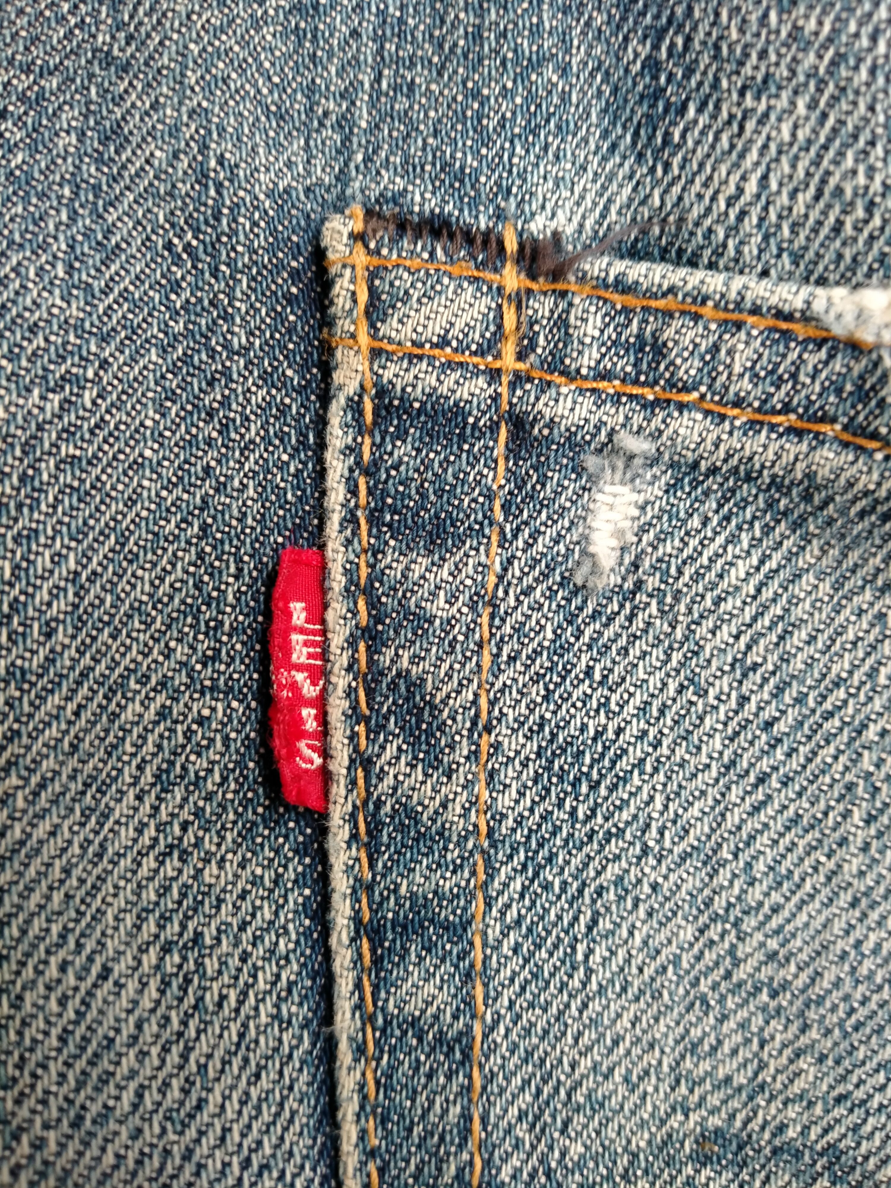 Levi's Vintage Clothing Vintage Levi's 501 Big E 1971 Distressed Reproduction Jeans Size US 34 / EU 50 - 22 Thumbnail