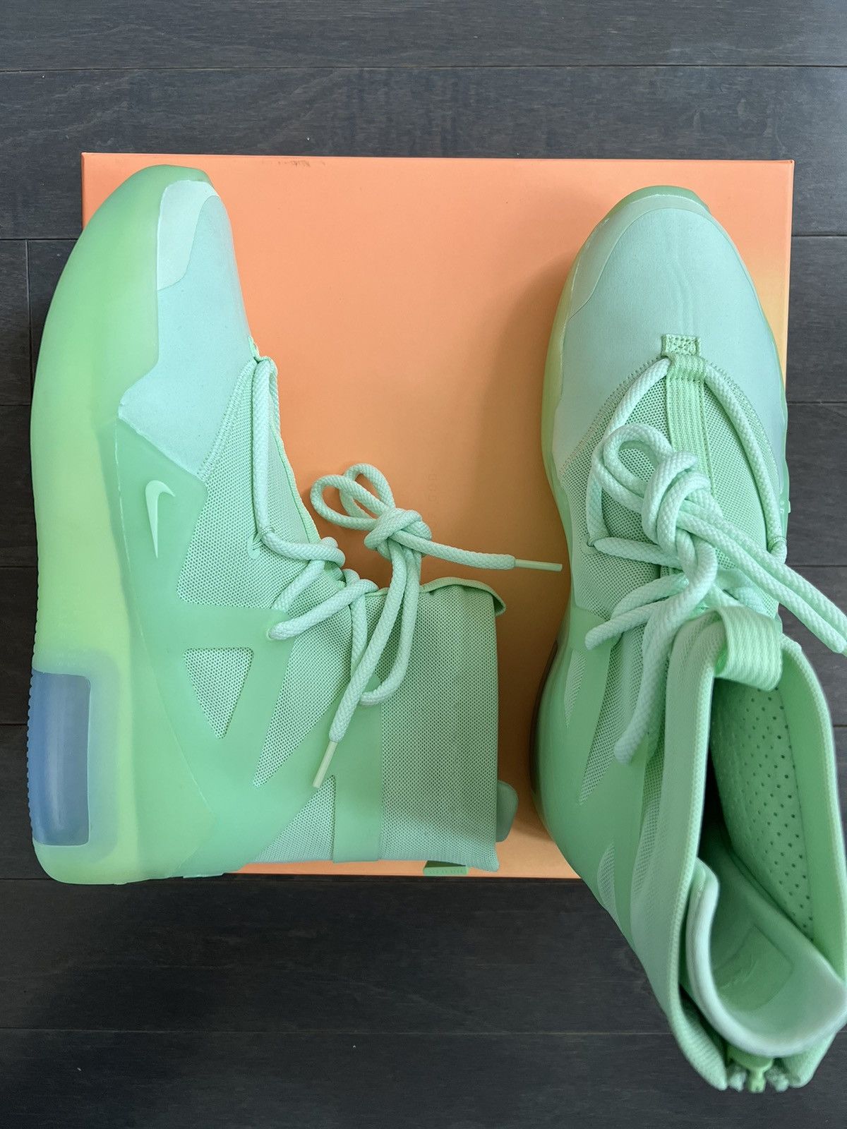 Nike fear of god mint on sale
