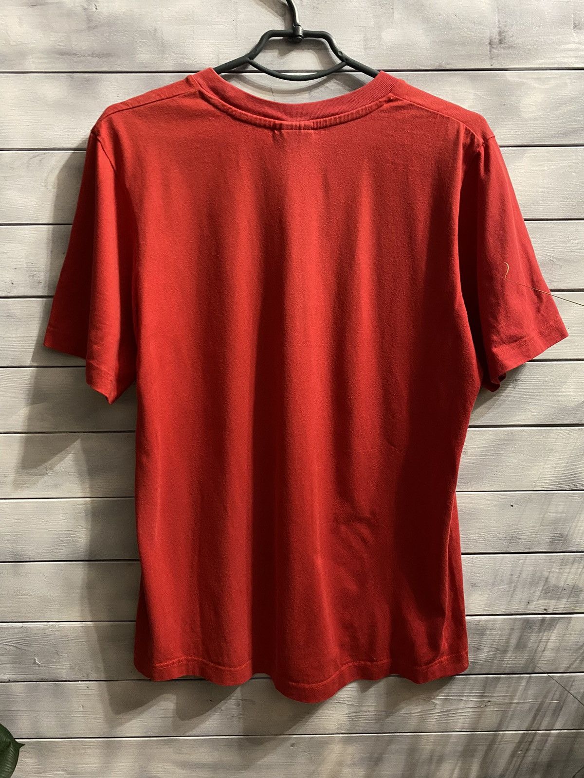 Nike × Vintage Rare Vintage T-Shirt Nike Big Logo Centr Swoosh. Drill Y2K Size US M / EU 48-50 / 2 - 5 Thumbnail