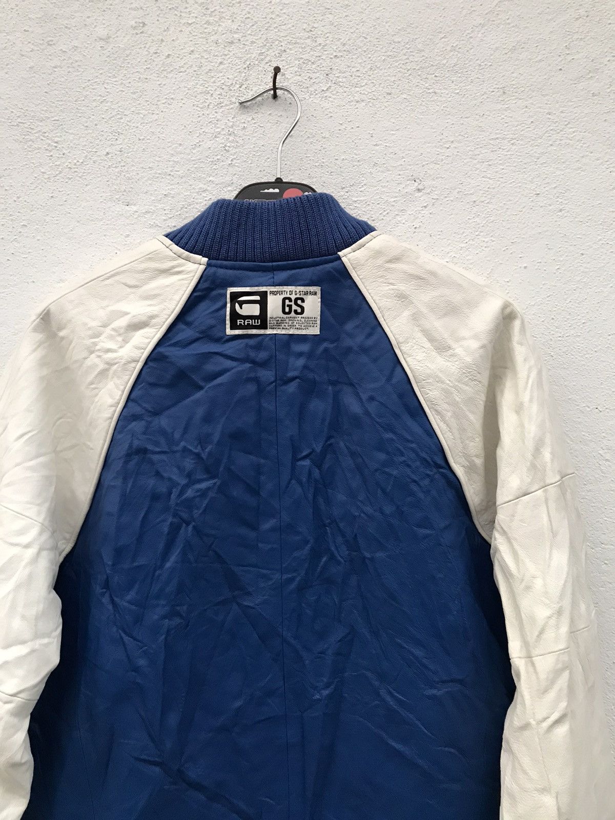 G-Star G Star Raw Baseball Leather Jacket Size US L / EU 52-54 / 3 - 13 Thumbnail
