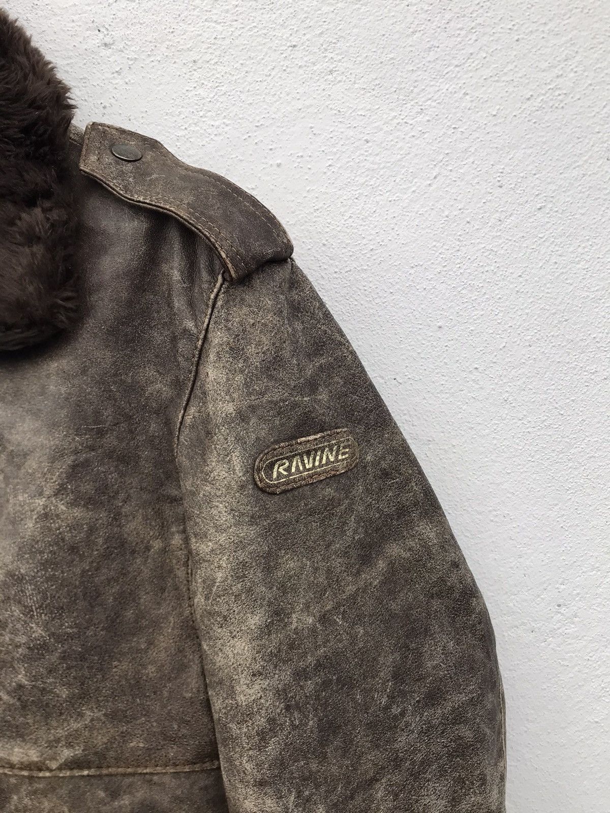 Japanese Brand Japan Brand Ravine Faded Bomber Jacket Size US L / EU 52-54 / 3 - 6 Thumbnail