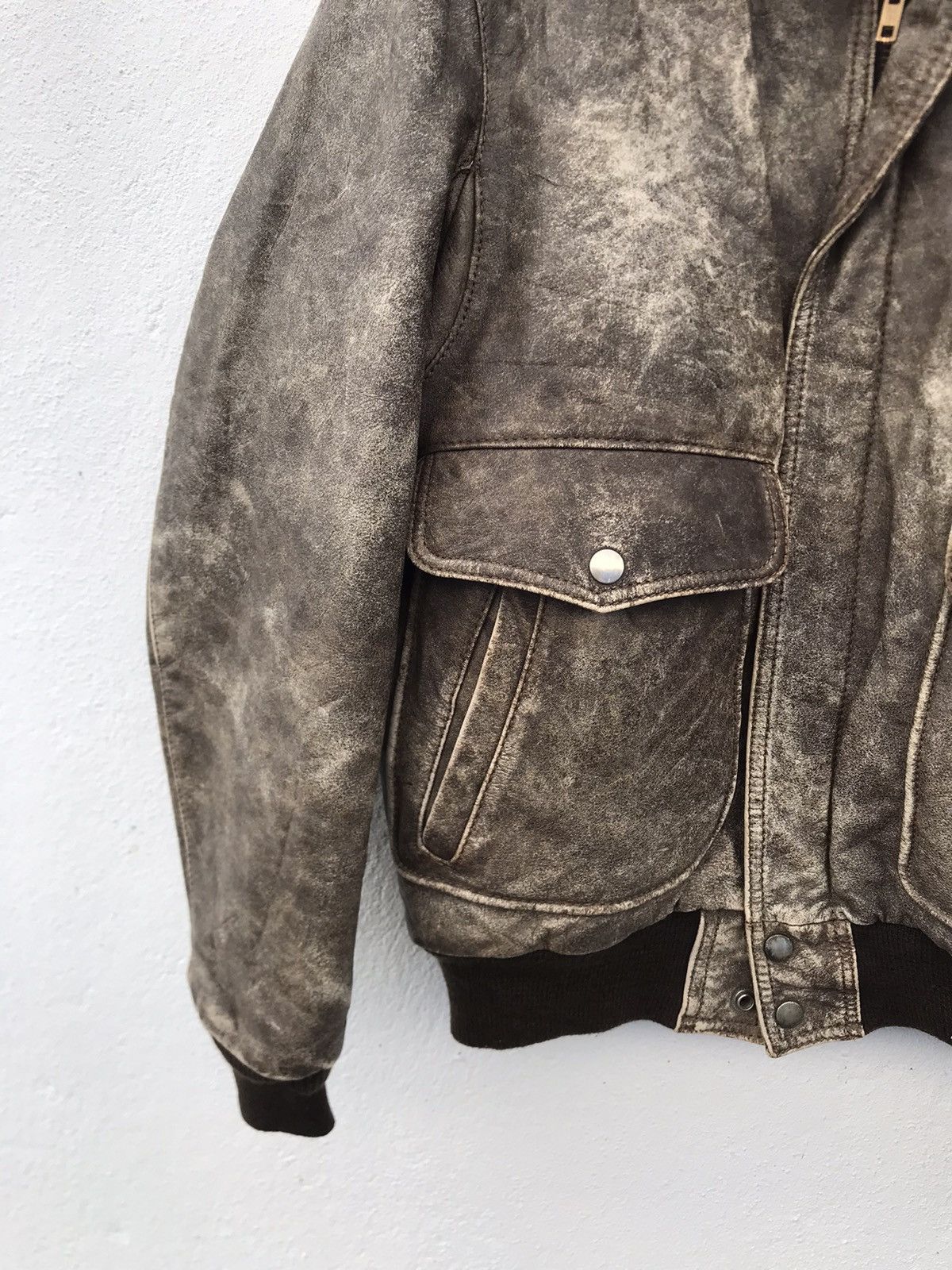 Japanese Brand Japan Brand Ravine Faded Bomber Jacket Size US L / EU 52-54 / 3 - 4 Thumbnail