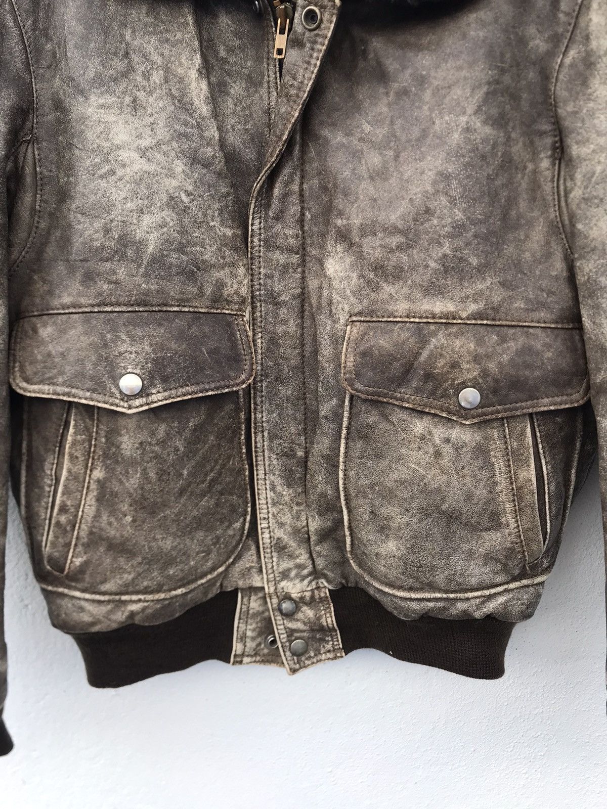 Japanese Brand Japan Brand Ravine Faded Bomber Jacket Size US L / EU 52-54 / 3 - 3 Thumbnail
