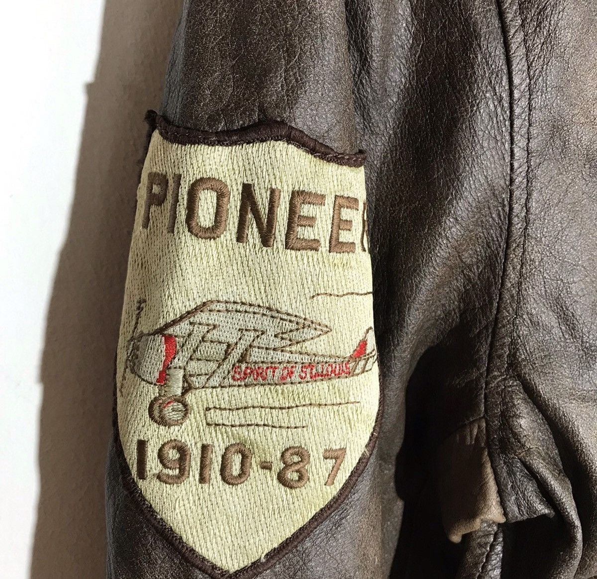 Flight Club Vintage Flight Club Voyager Leather Bomber Jacket Size US L / EU 52-54 / 3 - 8 Thumbnail