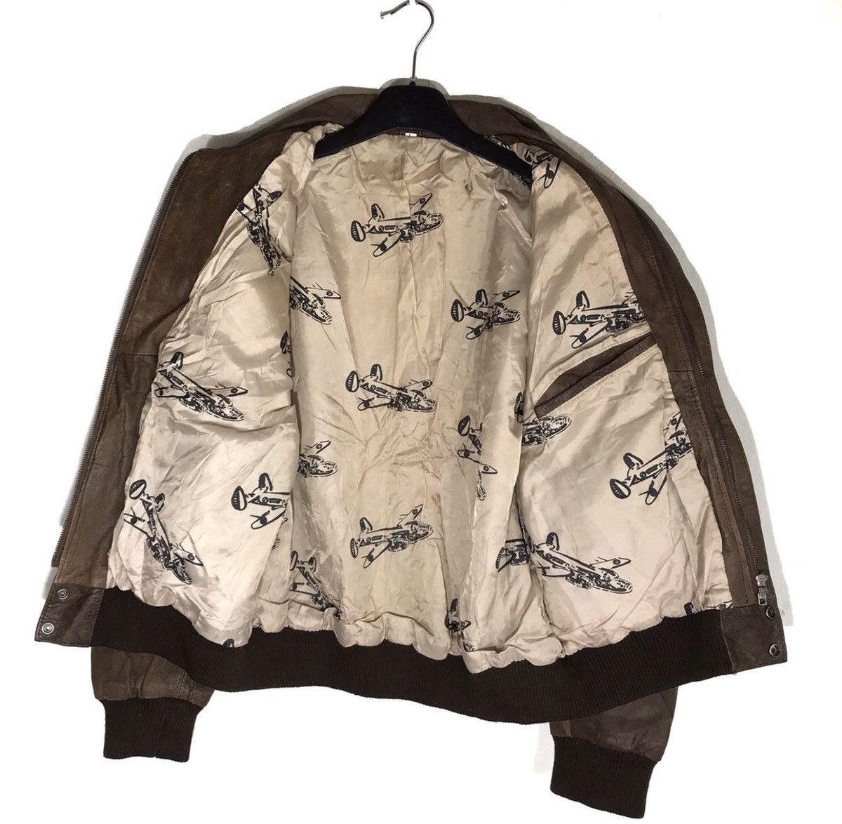 Flight Club Vintage Flight Club Voyager Leather Bomber Jacket Size US L / EU 52-54 / 3 - 1 Thumbnail