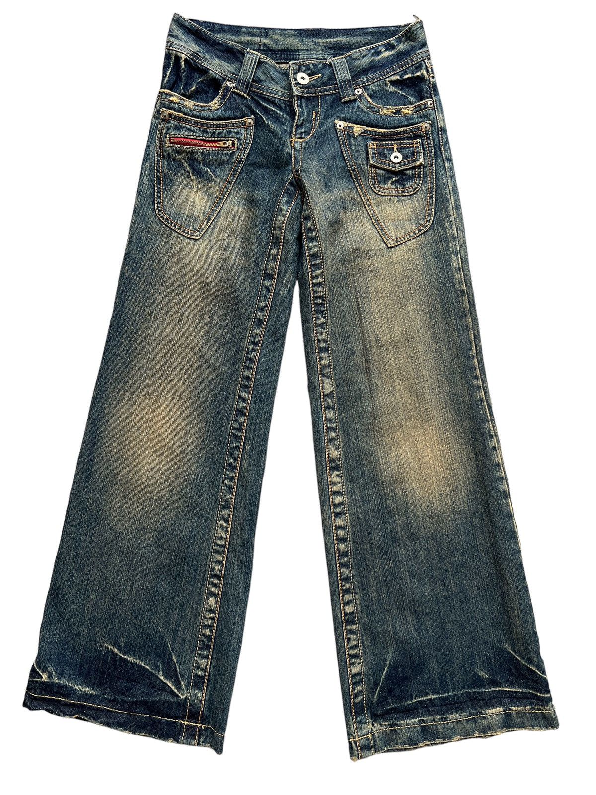 Japanese Brand Bondage Japan Baggy Mudwash Distressed Denim Jeans 30x31 Size US 30 / EU 46 - 2 Thumbnail